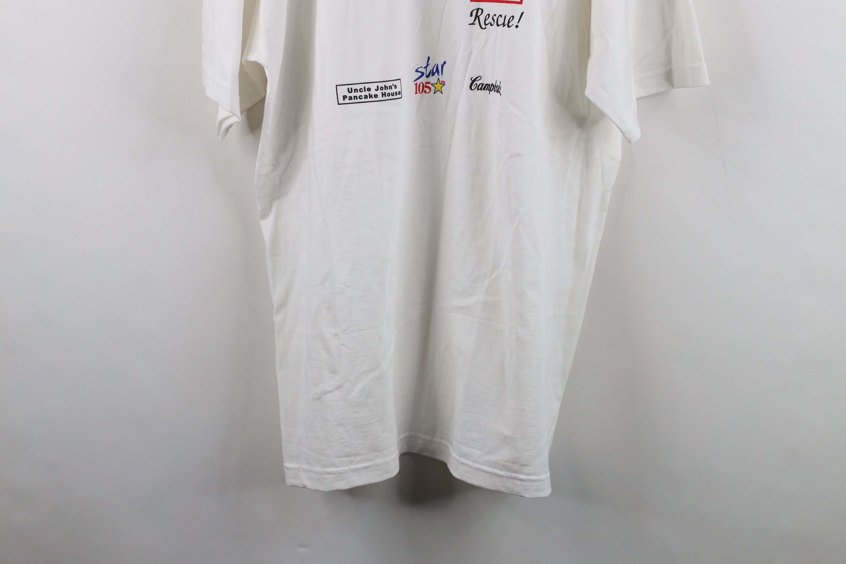 Vintage Vintage 90s American Red Cross Badges of Honor T-Shirt USA Size US XL / EU 56 / 4 - 14 Thumbnail