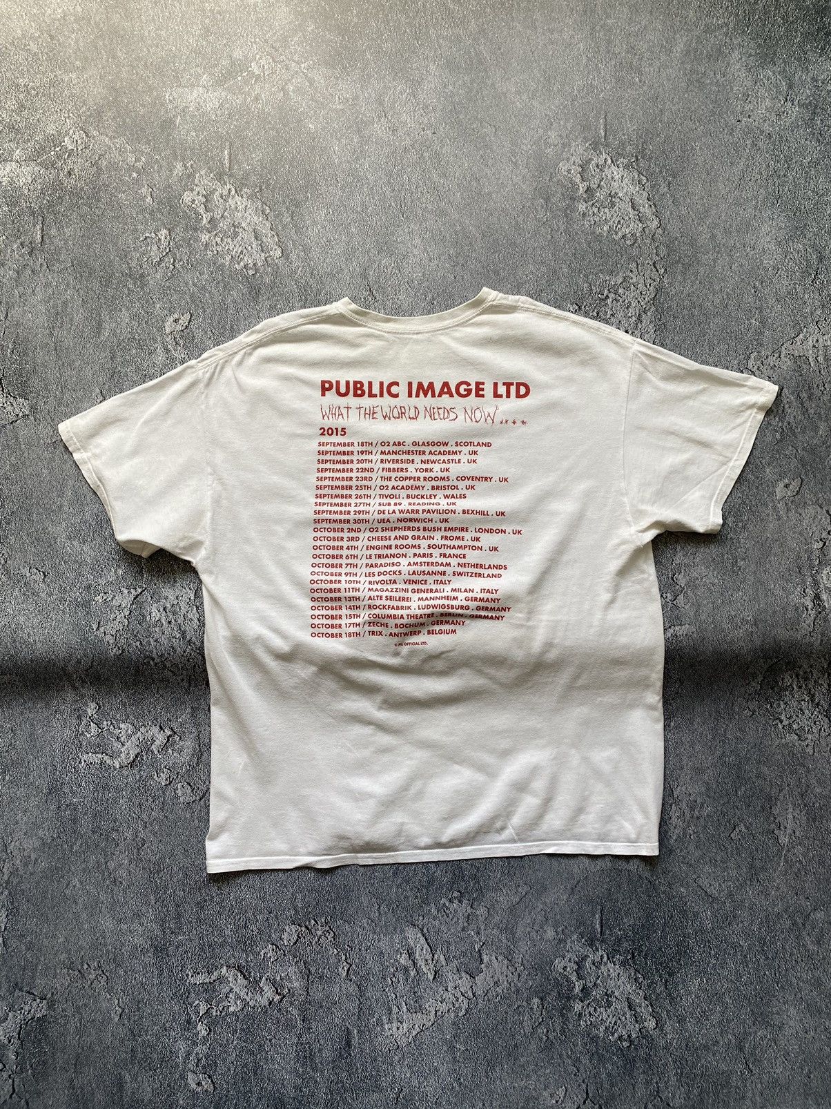 PIL Public Image LTD What The World Need Now T-Shirt Tee