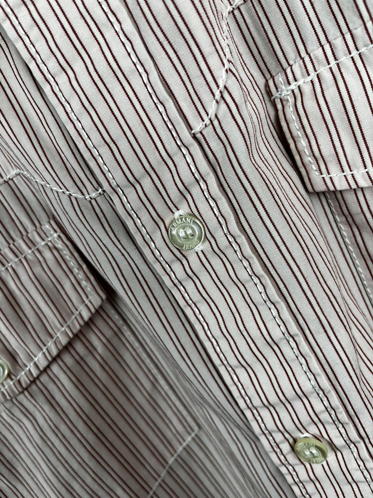 Armani × Giorgio Armani × Vintage Armani big logo shirt vintage Size US XL / EU 56 / 4 - 6 Thumbnail