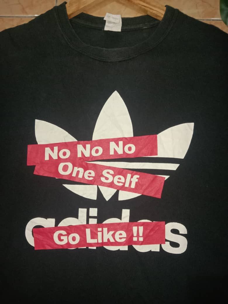 Gildan Vintage Y2K ADULT “ ADIDAS RED TAPE “ FUNNY BuyTee Size US L / EU 52-54 / 3 - 5 Thumbnail