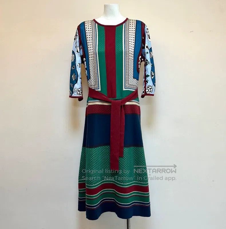 Hermes Hermes Cashmere and Silk Heavy Duty Dress Size XXS / US 00 / IT 34 - 1 Thumbnail