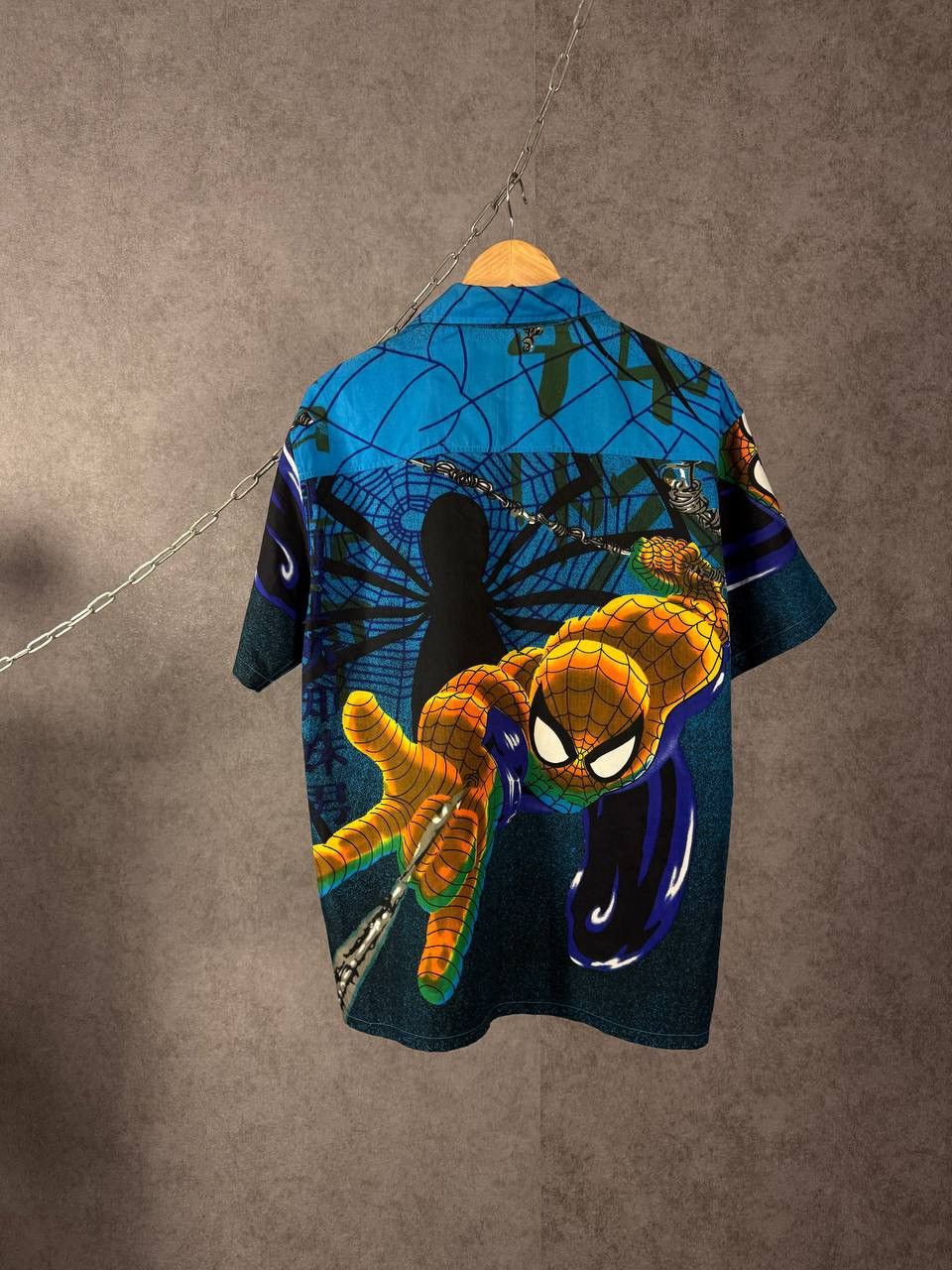 Marvel Comics Spider Man Marvel vintage overprinted shirt Size US L / EU 52-54 / 3 - 5 Thumbnail