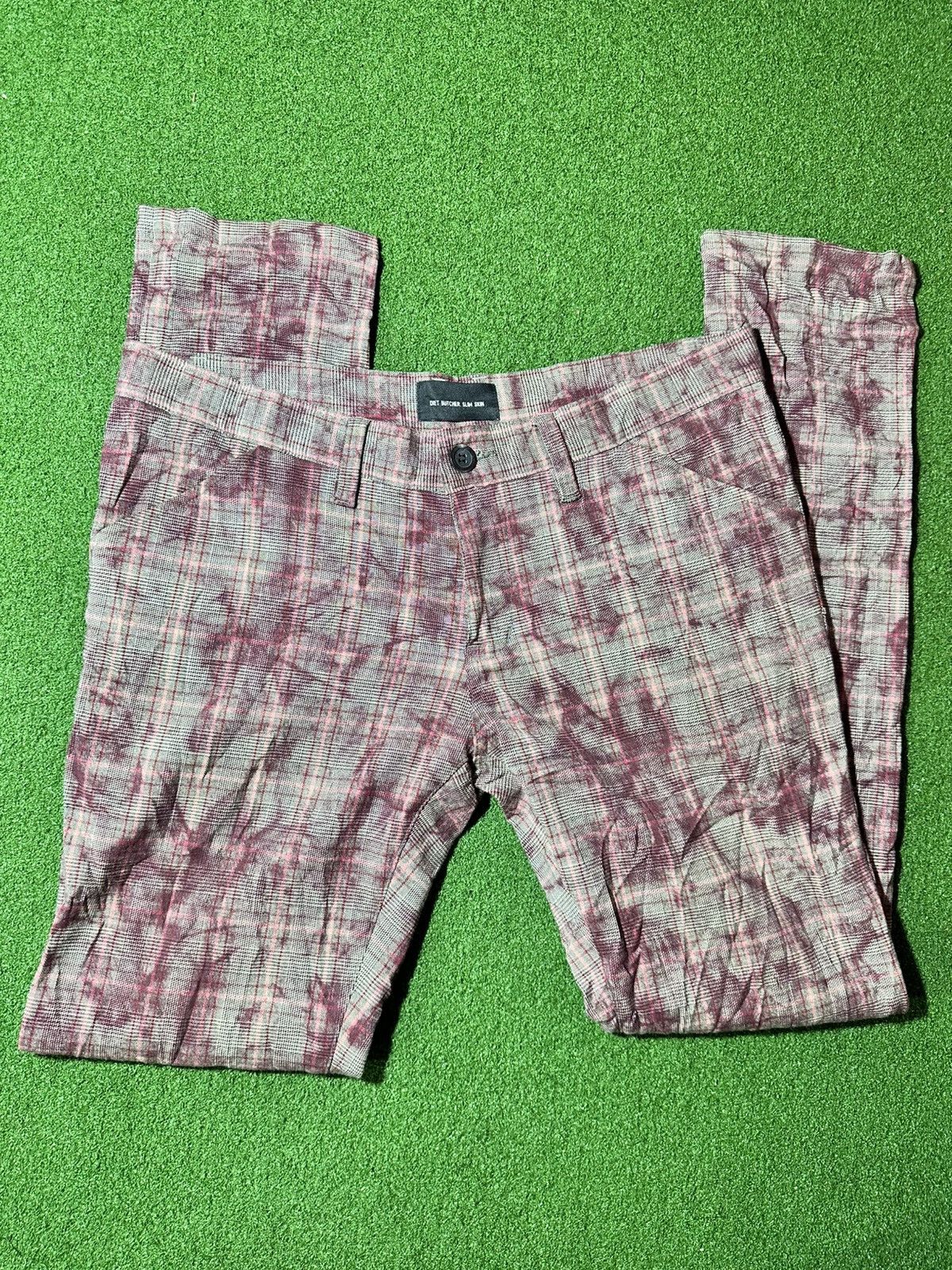 Diet Butcher Slim Skin DIET BUTCHER SLIM SKIN METAL BURGER PRINTED PANTS Size US 33 - 4 Thumbnail