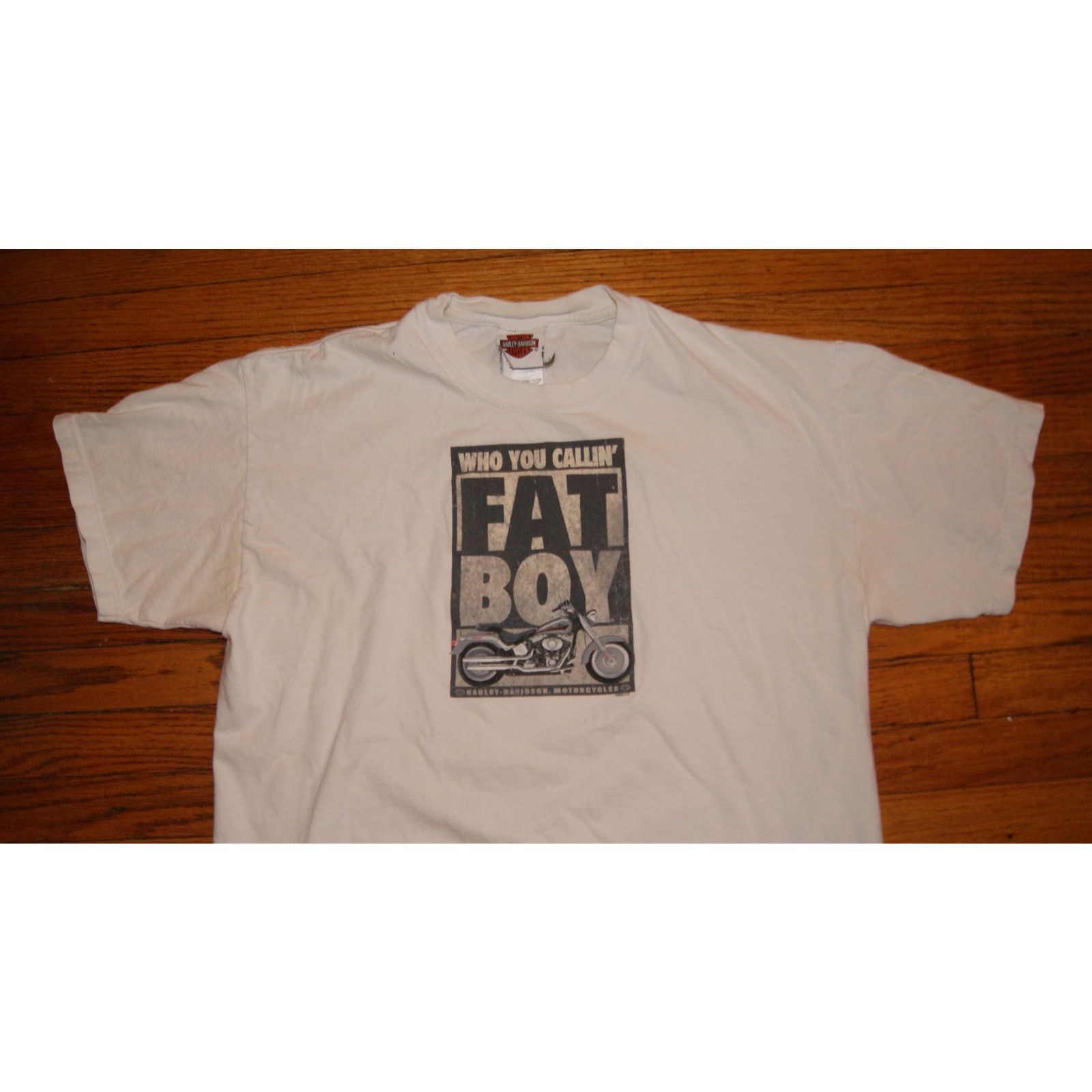 Harley Davidson VTG Y2K Harley Davidson White L TShirt USA Size US L / EU 52-54 / 3 - 1 Thumbnail