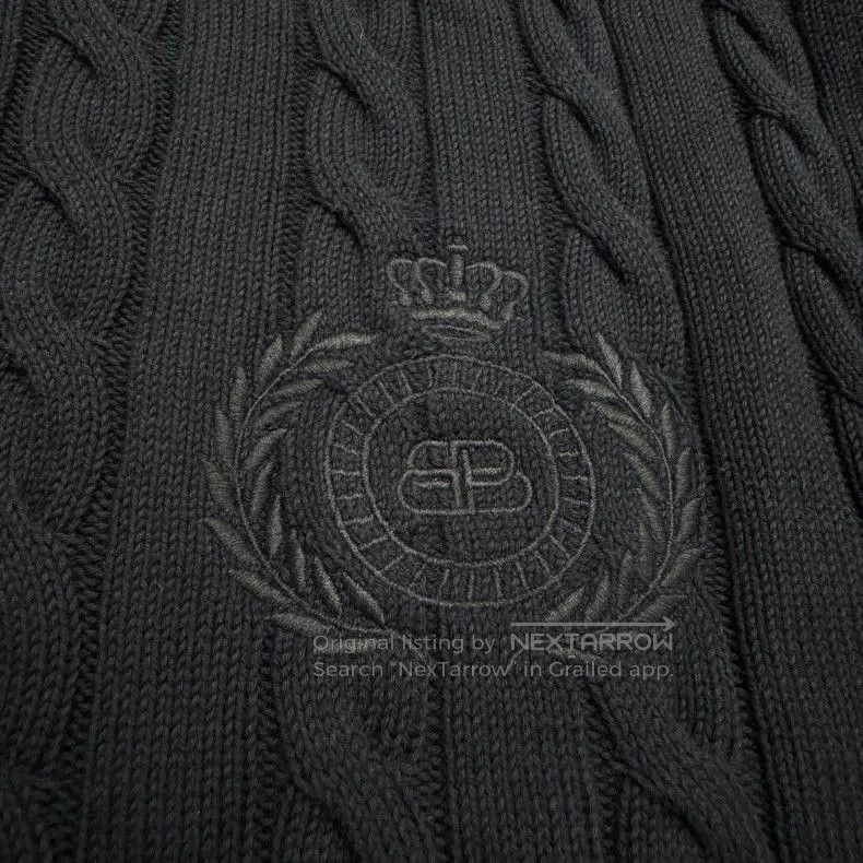Balenciaga Balenciaga Wheat Ear Embroidered Sweater. Size US M / EU 48-50 / 2 - 3 Thumbnail