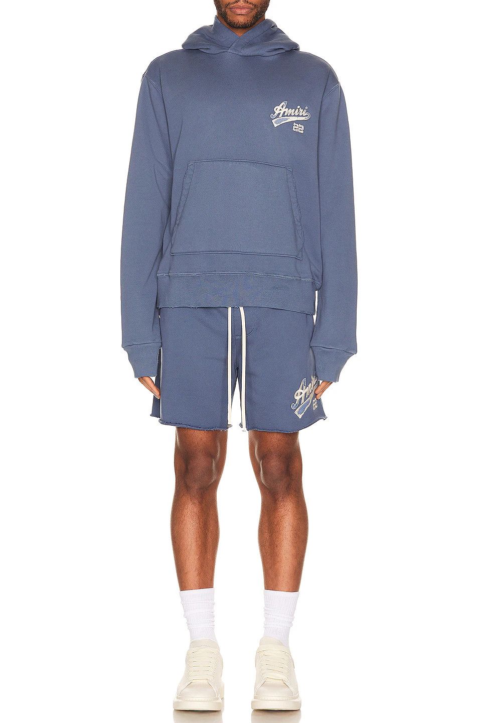 Amiri o1gr1nt1024 Amiri 22 Hoodie in Bluefin Size US L / EU 52-54 / 3 - 4 Thumbnail