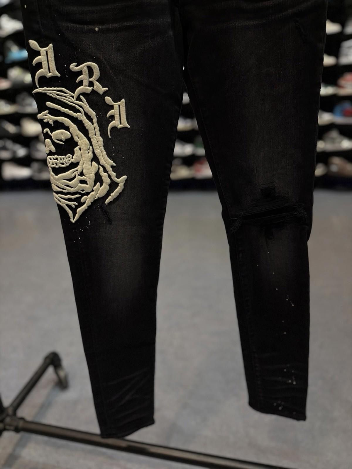 Amiri Size 32 - Amiri Wes Lang Patch Jeans 100% Authentic NEW Size US 32 / EU 48 - 5 Thumbnail