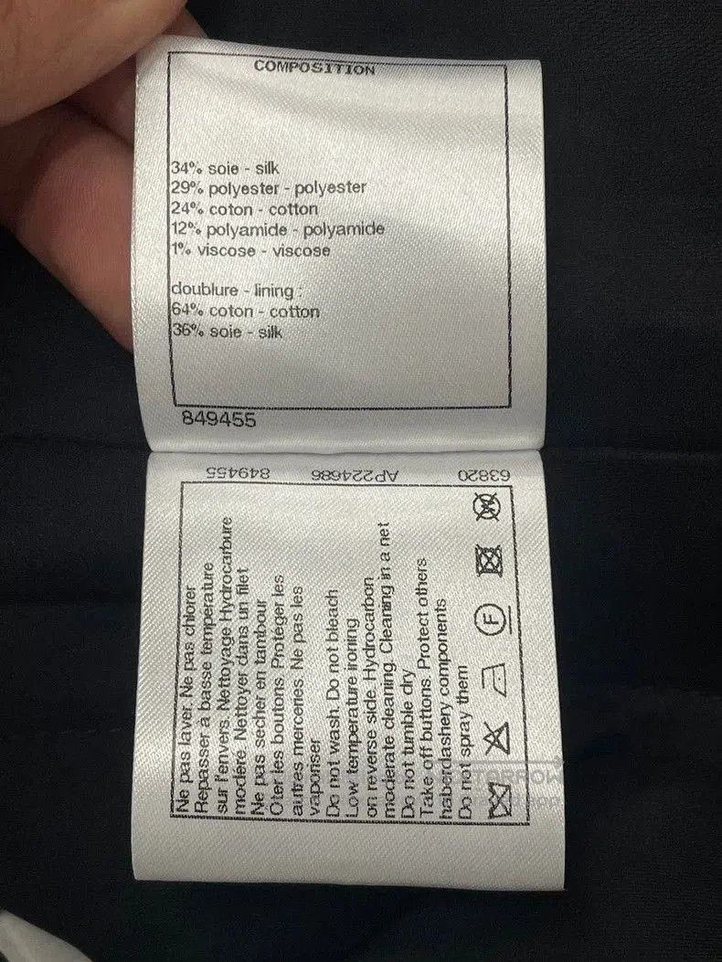 Chanel Chanel 22C Tweed Fringe Jacket. Size US M / EU 48-50 / 2 - 6 Thumbnail