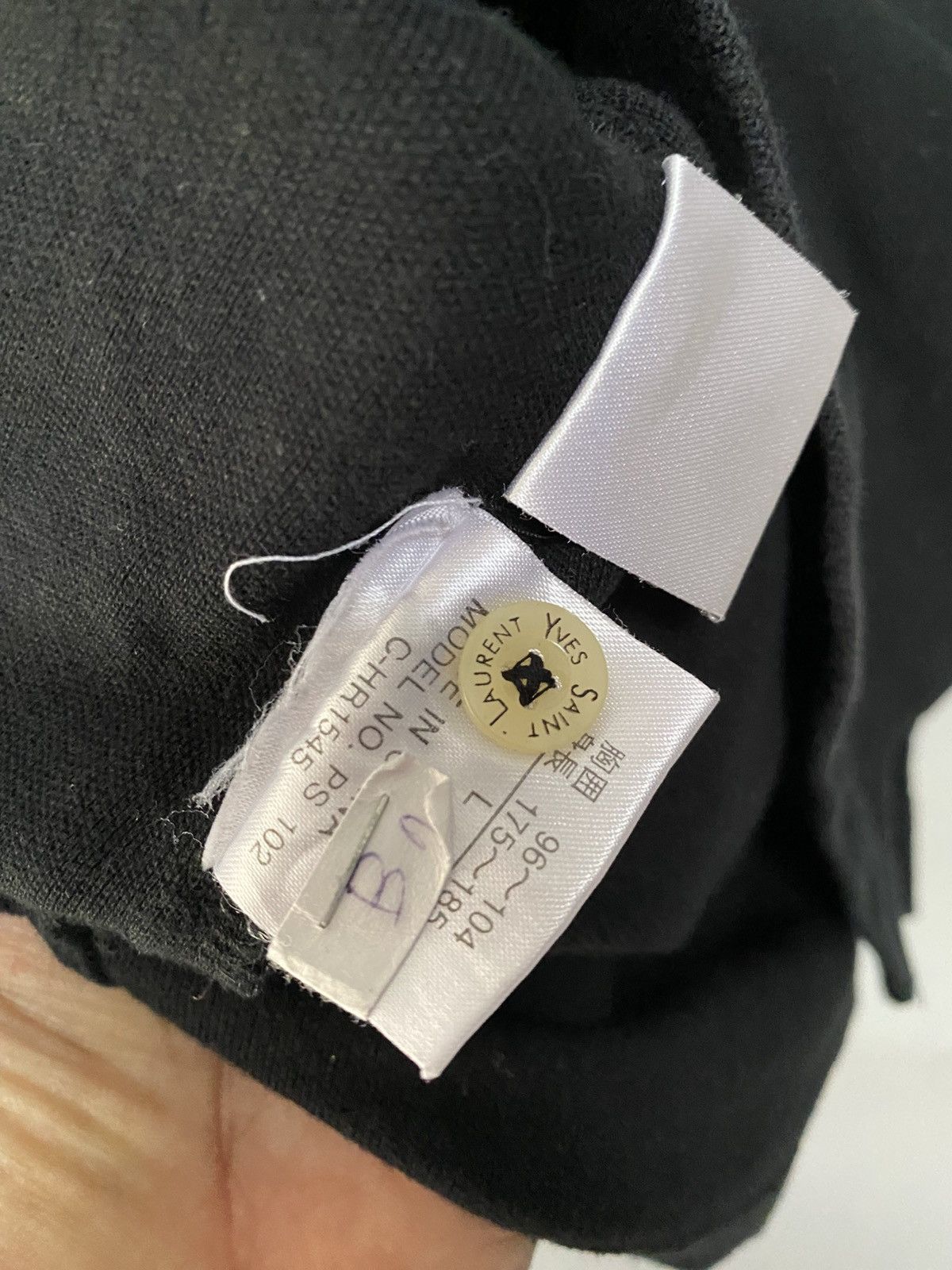 Yves Saint Laurent Yves Saint Laurent logo polos B4 Size US L / EU 52-54 / 3 - 6 Thumbnail