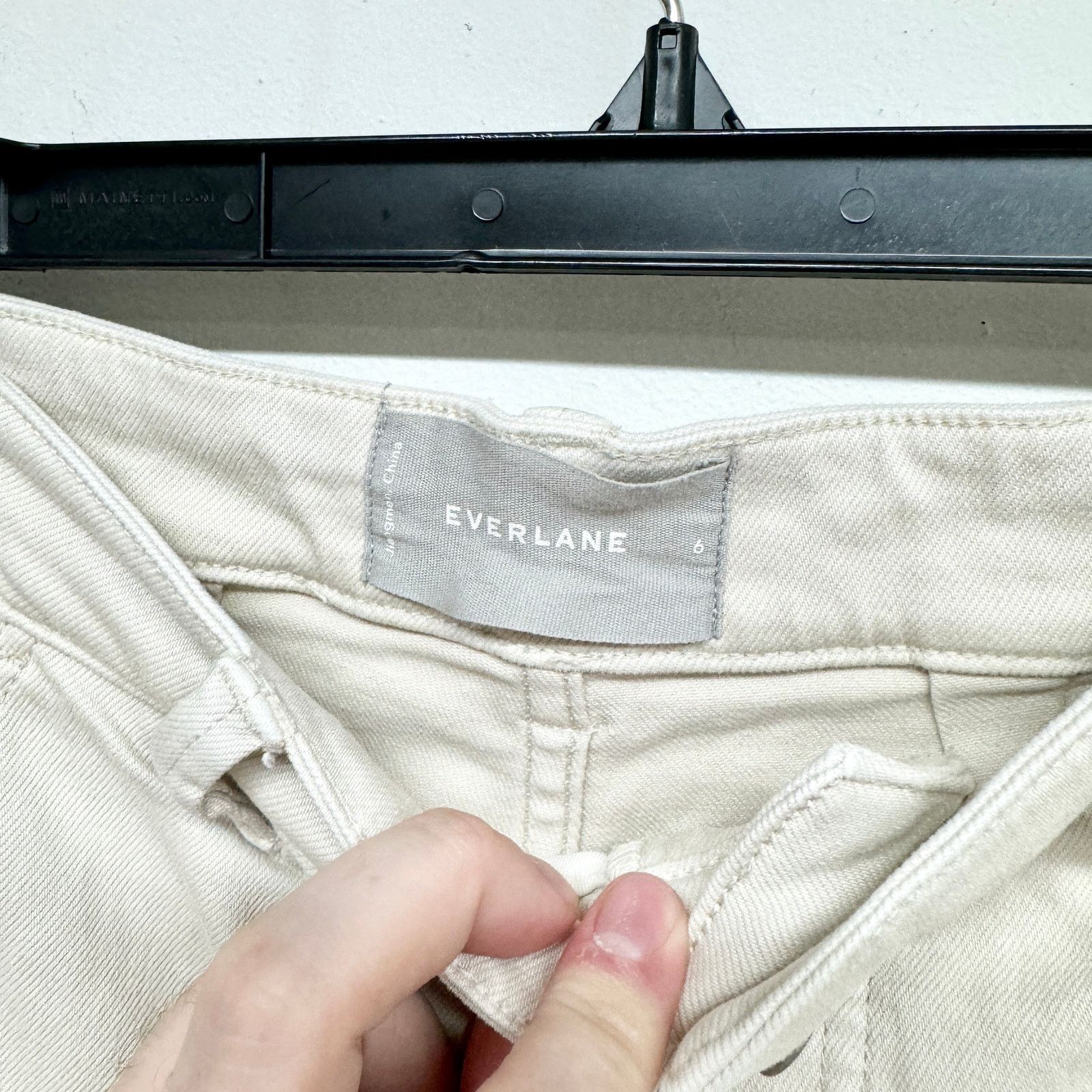 Everlane Everlane High Waisted Ivory The Way-High® Wide Leg Jean 6 Size 28" / US 6 / IT 42 - 4 Thumbnail