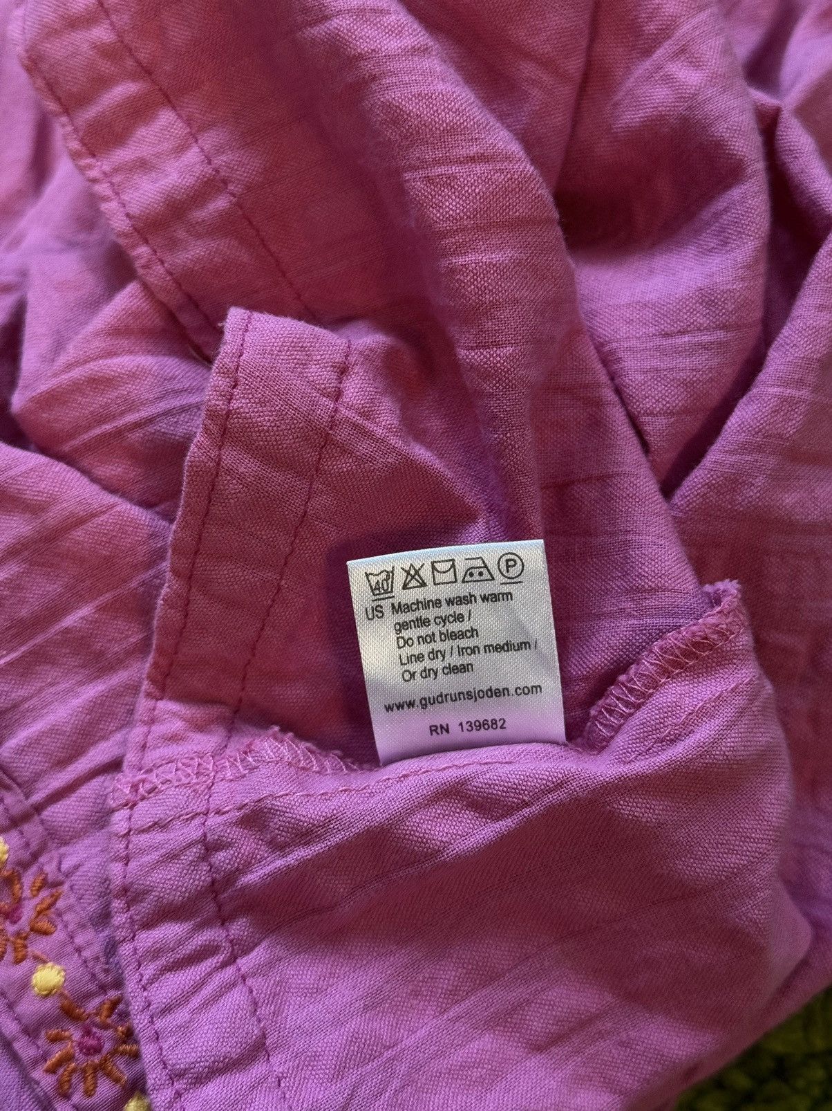 Designer Gudrun Sjoden avant Garde pink mini dress Size S / US 4 / IT 40 - 7 Thumbnail