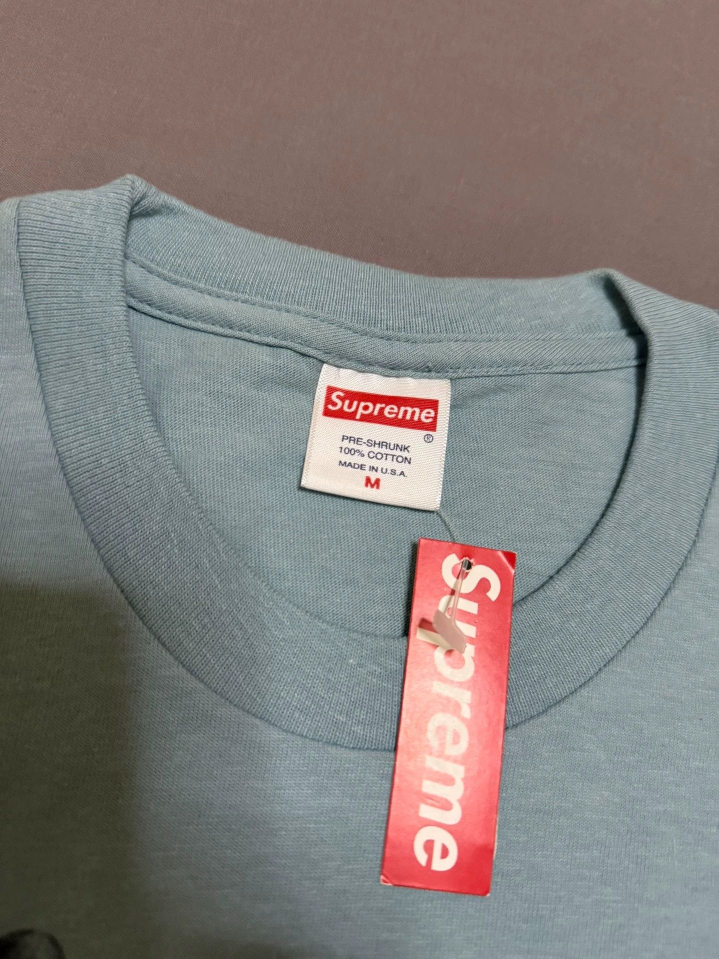 Supreme Supreme x MC Escher Collage SS Tee White/Lime Blue M Size US M / EU 48-50 / 2 - 6 Thumbnail