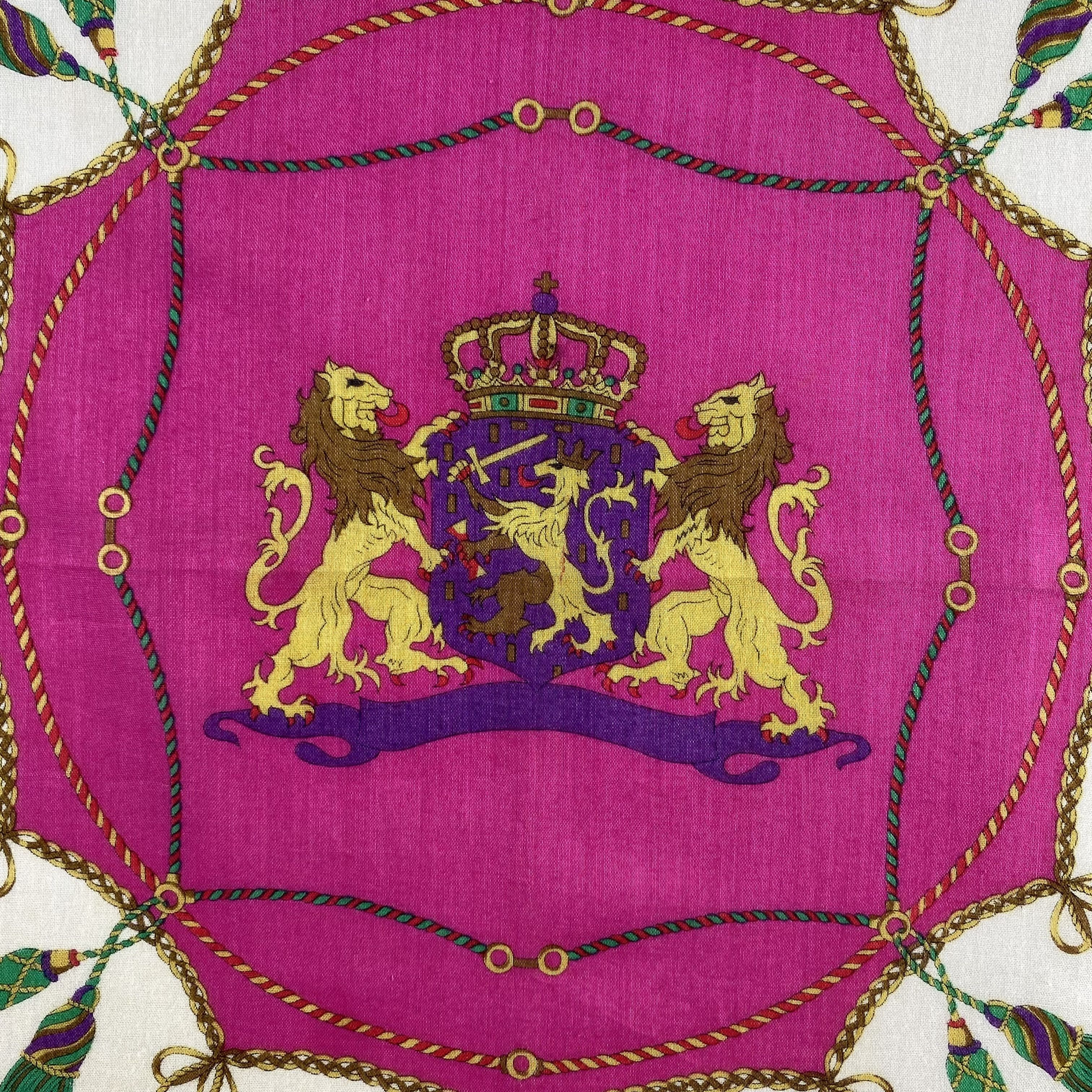 Vintage Huis Ten Bosch Handkerchief / Neckerchief / Bandana-P1114 Size ONE SIZE - 4 Thumbnail