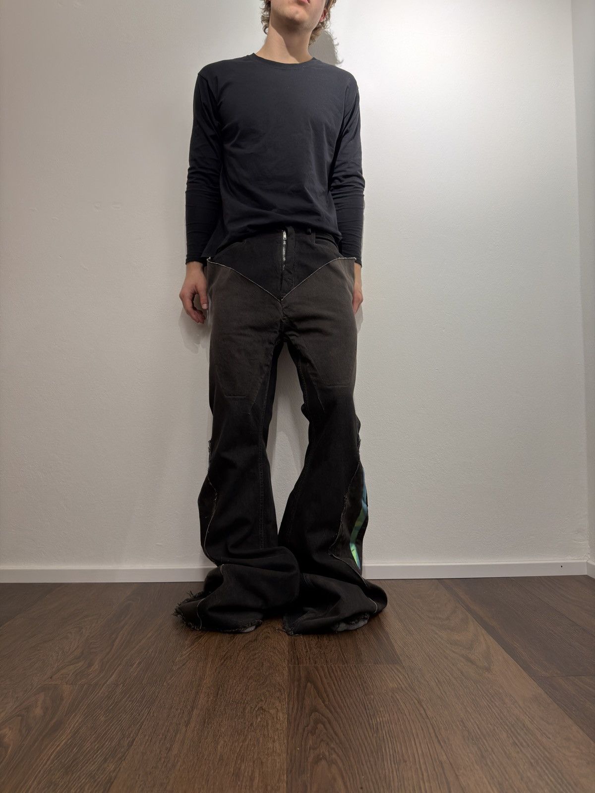 Rick Owens Rick Owens SS23 Slivered Bootcut Sample Size US 31 - 2 Thumbnail