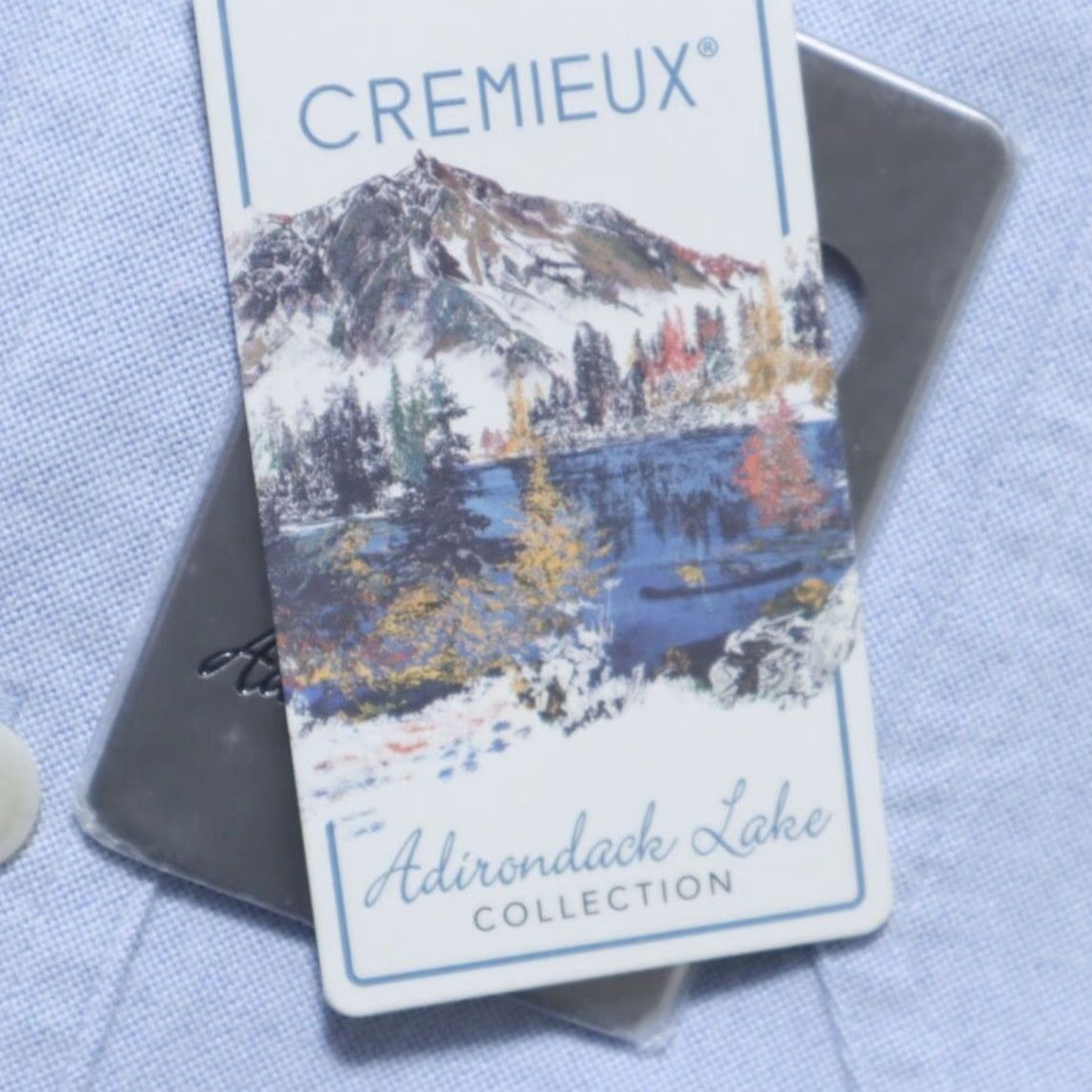 Vintage Daniel Cremeiux Adirondack Lake Printed Oxford Shirt Blue Men's XL Size US XL / EU 56 / 4 - 6 Thumbnail