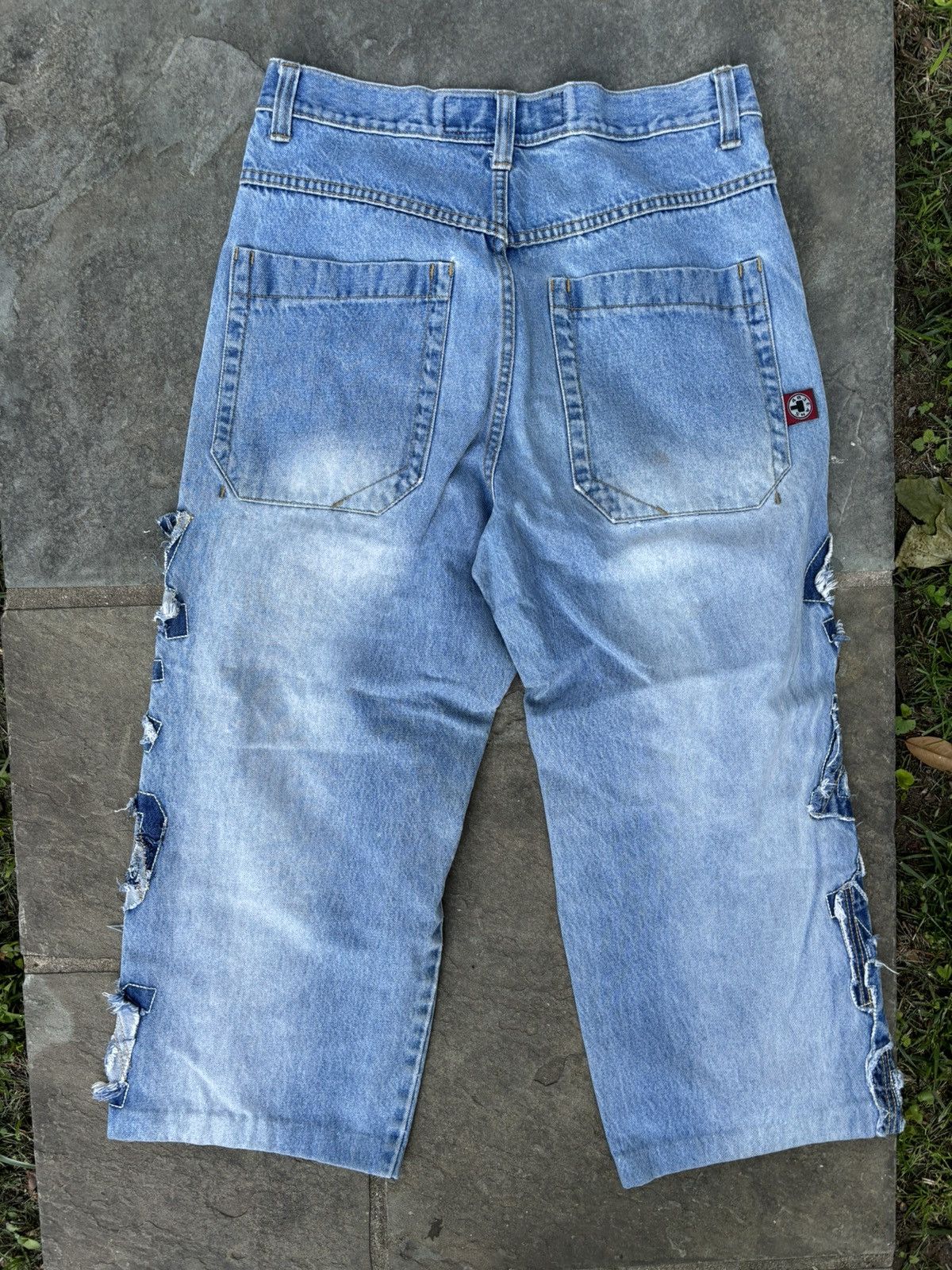 Vintage Vintage Jnco Style 48 Star Embroidered Jeans Y2K Size US 31 - 8 Thumbnail