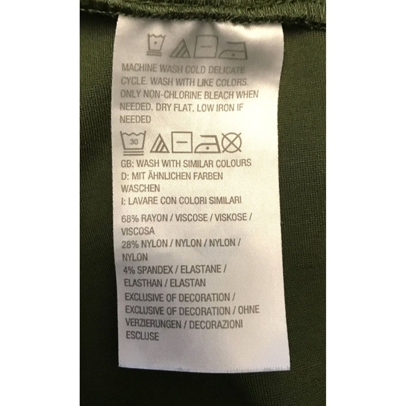 Haute Hippie Haute Hippie Pants Capri Knit Satin Trim Green XL Women Skinny Stretch 27in Rise 8.5-10.5in Regular Casual Size 40" / US 18 - 4 Thumbnail