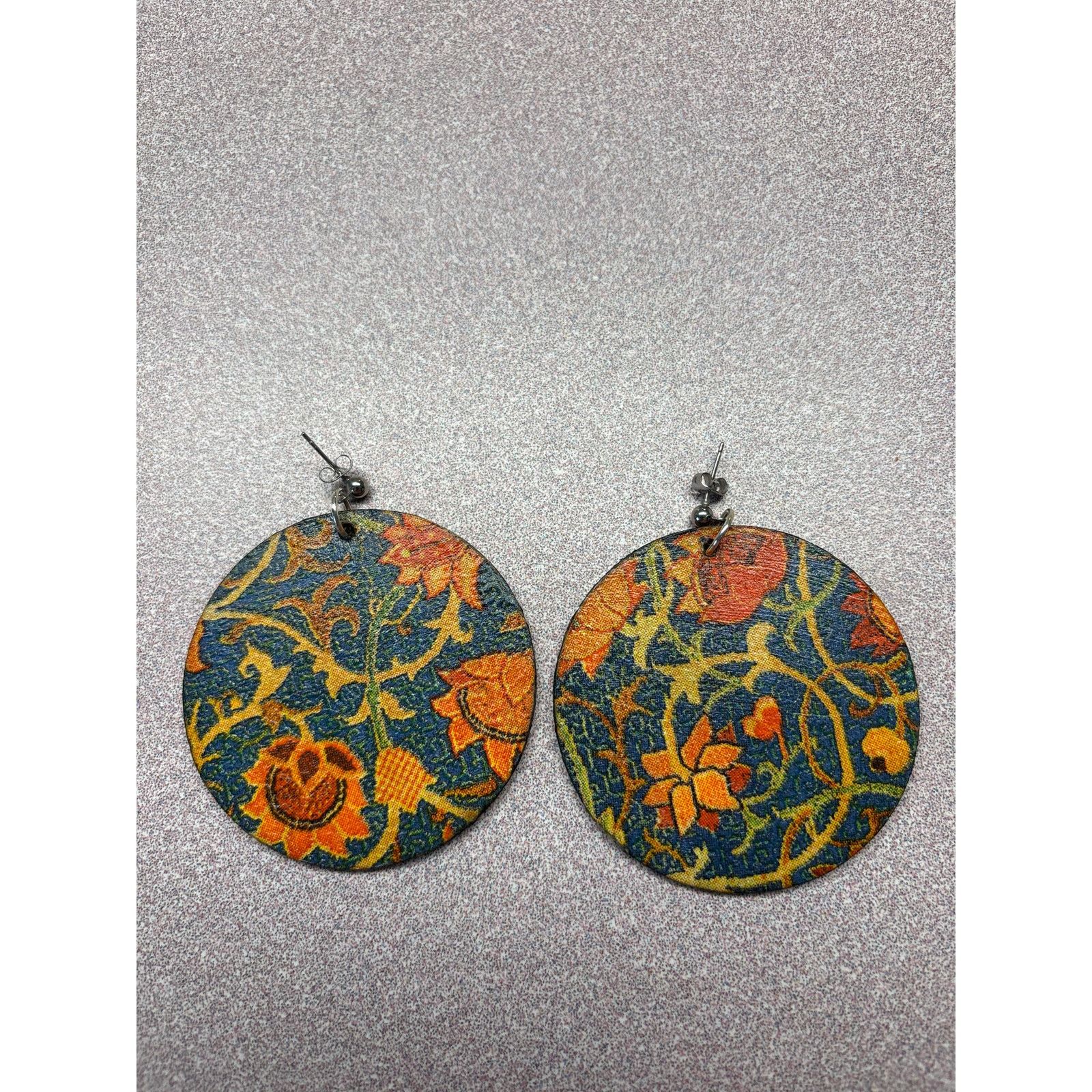 Handmade Gift Set Ready To Go Hair Accessory and Earrings Autumn Size ONE SIZE - 7 Thumbnail