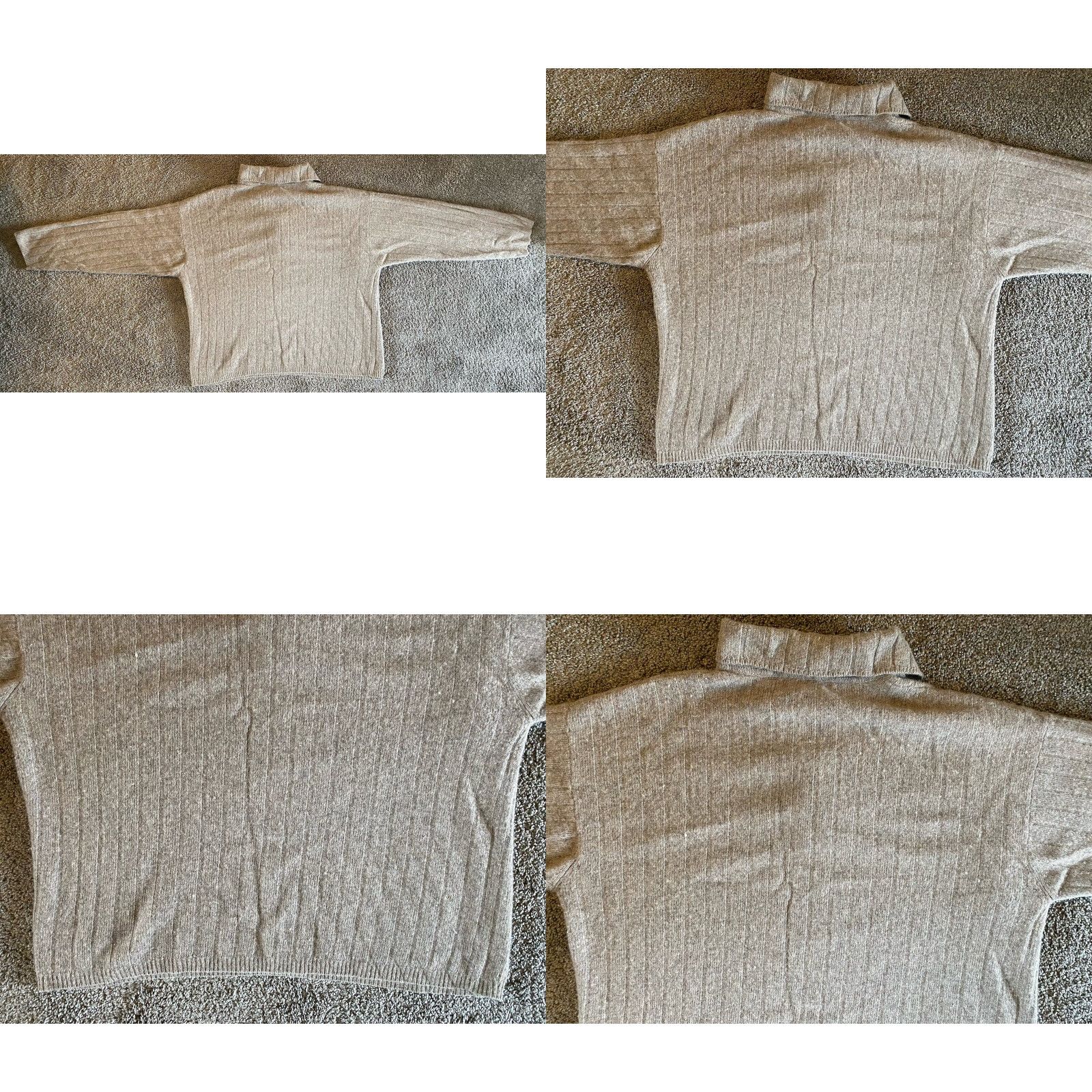 Vintage Structure Men’s Size L Henley Sweater Lambswool Rabbit Hair Collared Beige Mens Size US L / EU 52-54 / 3 - 9 Thumbnail