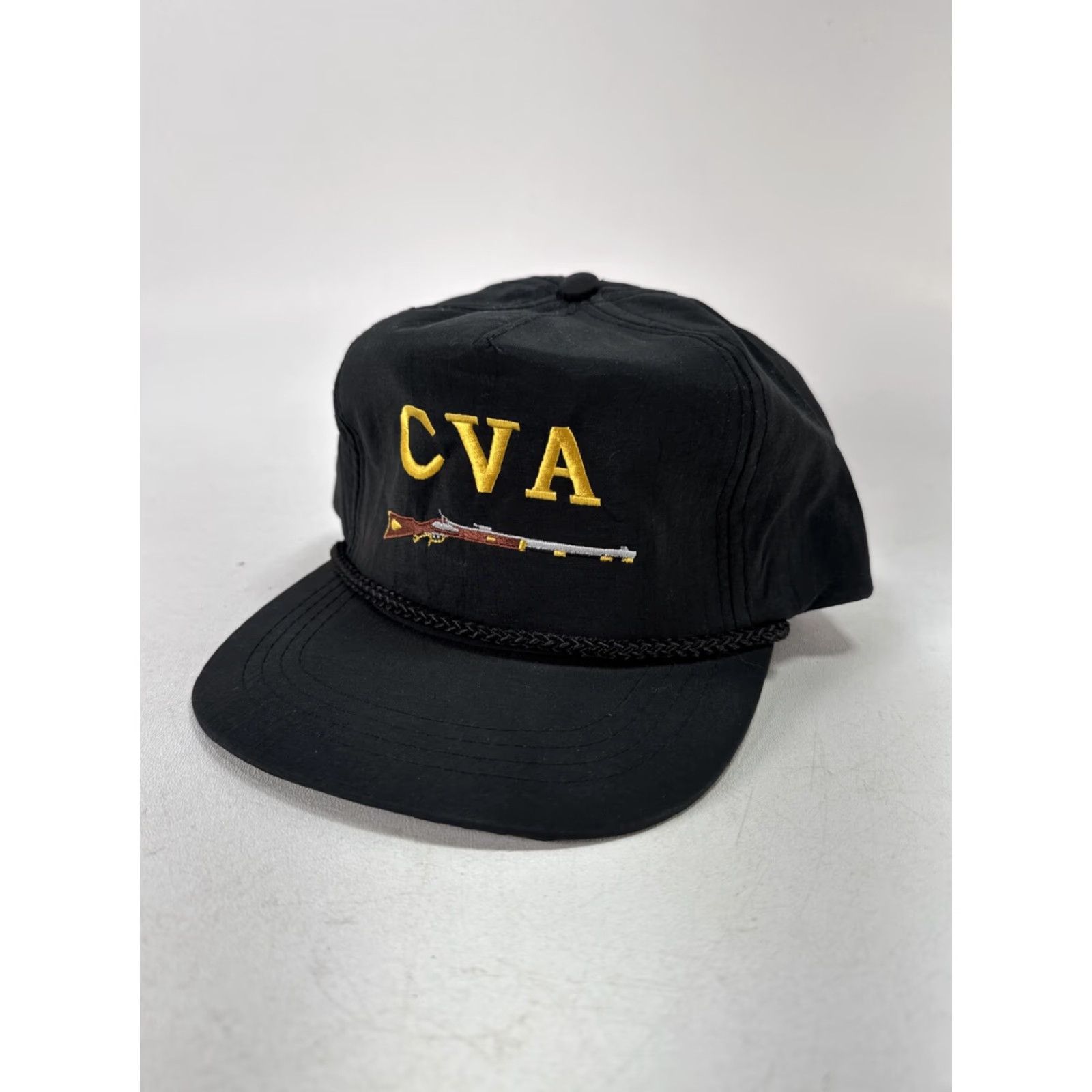 Vintage VINTAGE Connecticut Valley Arms CVA Trucker Hat Cap Snapback Embroidered Rope Yupoong Men Adjustable Black Hat 80s Retro Classic USA Farming Logo Size ONE SIZE - 2 Thumbnail