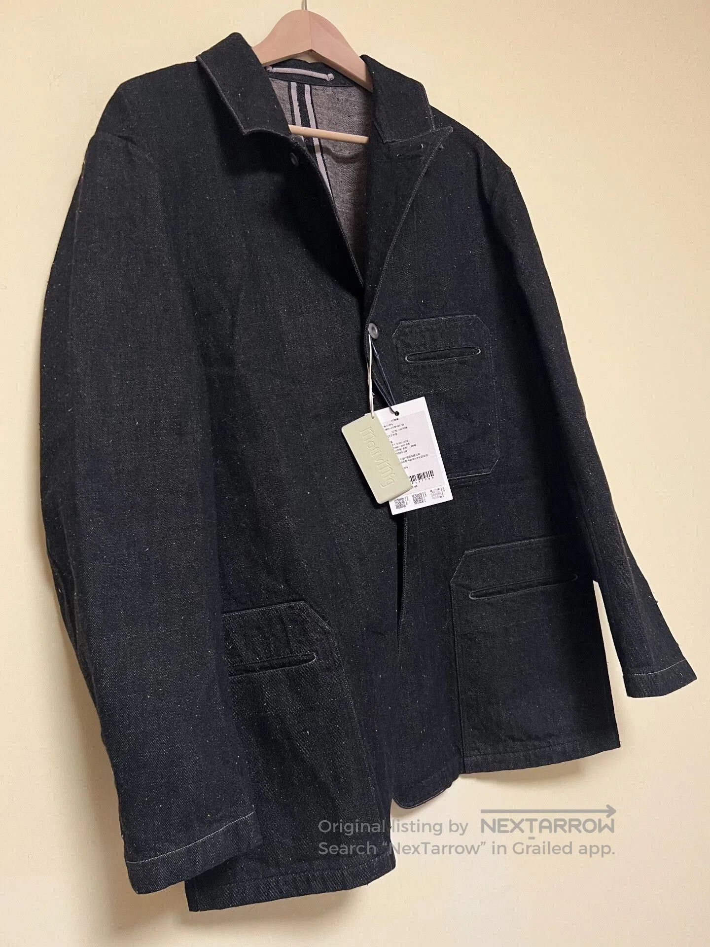 MotivMfg New Castel Denim Jacket for Men. Size US L / EU 52-54 / 3 - 4 Thumbnail
