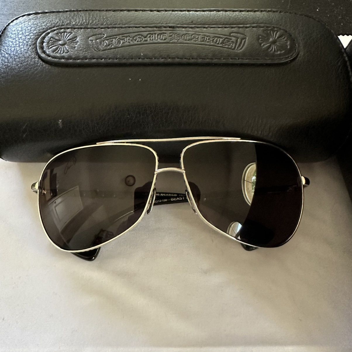 Chrome Hearts Chrome Hearts 'Beast BBC' Black Gradient 925 Silver Glasses Size ONE SIZE - 4 Thumbnail