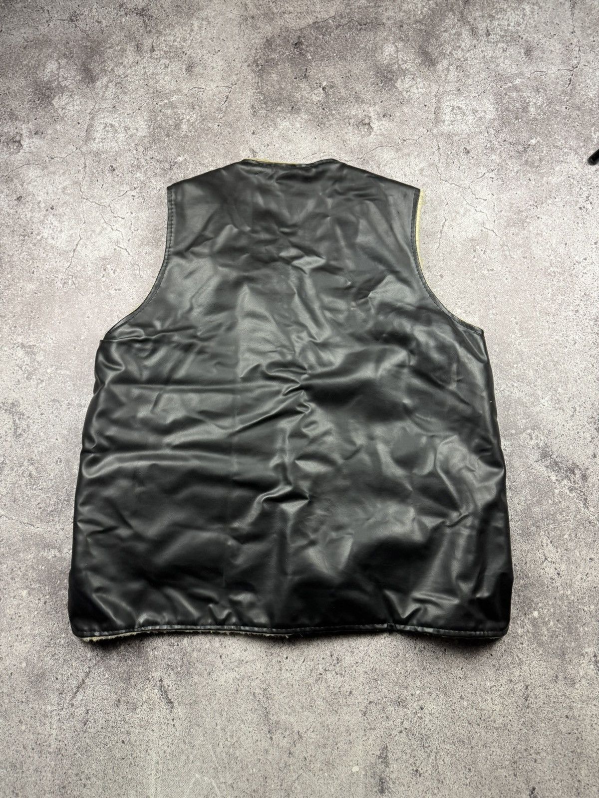 Vintage Leather Vest with shearling interior Size US M / EU 48-50 / 2 - 5 Thumbnail