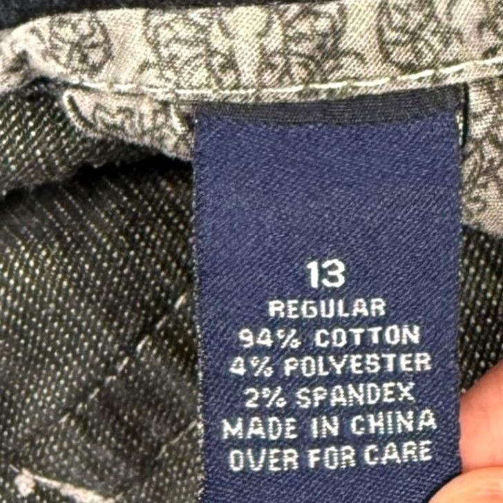 Vintage Reign Jeans Dark Wash Bootcut 13 Embroidered Pockets Stretch Women 34x31 Denim Size 34" / US 12 / IT 48 - 7 Thumbnail