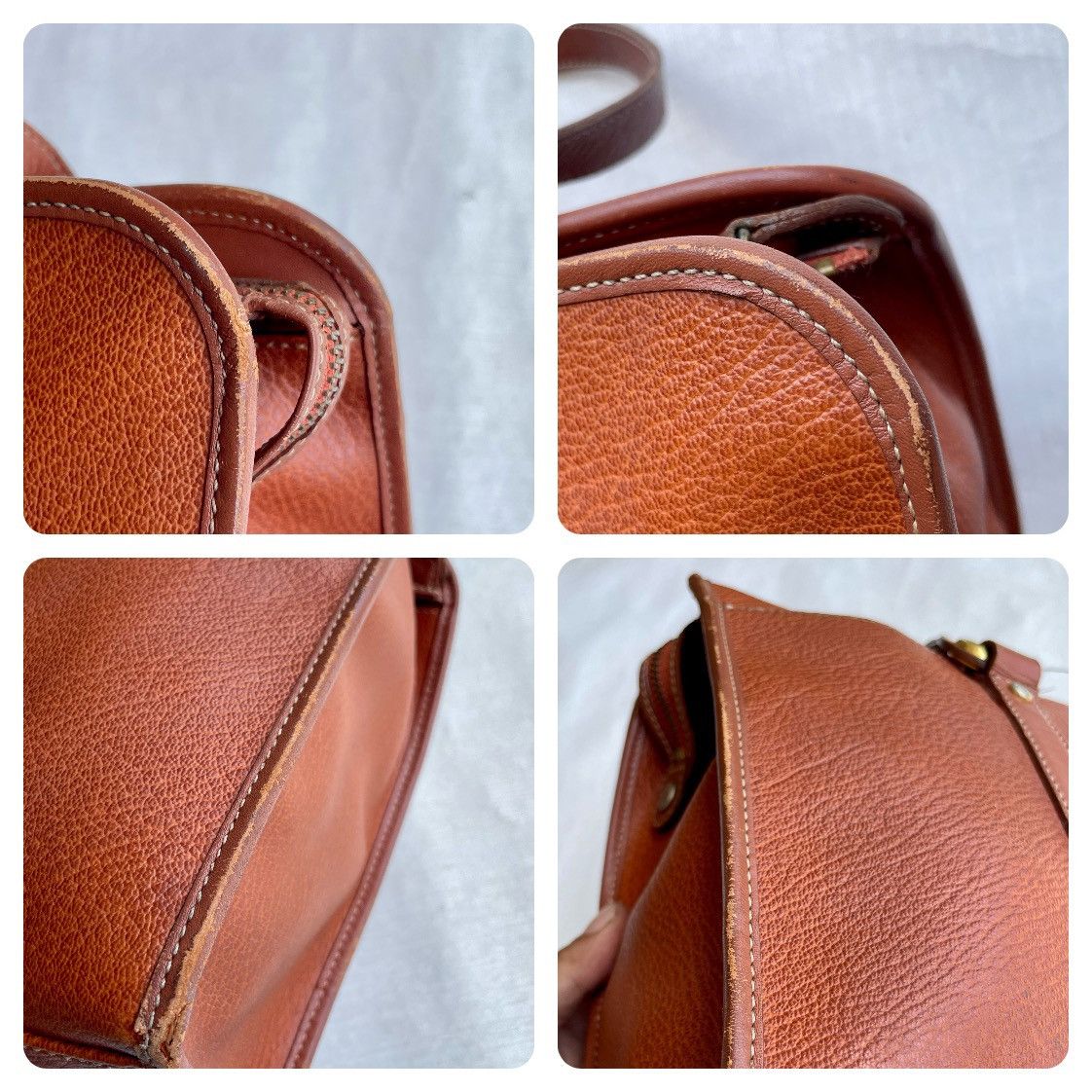 Leather × Vintage Vintage Leather Marie Claire Shoulder Bag Size ONE SIZE - 18 Thumbnail