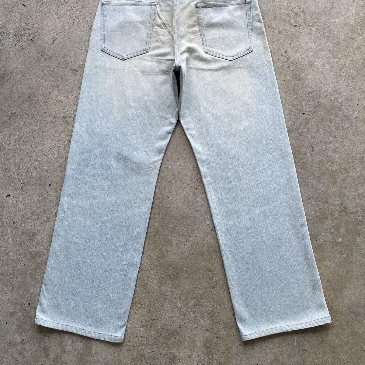 Japanese Brand Japanese Brand Light Wash Distressed Jeans Faded Pants Denim Size US 31 - 9 Thumbnail