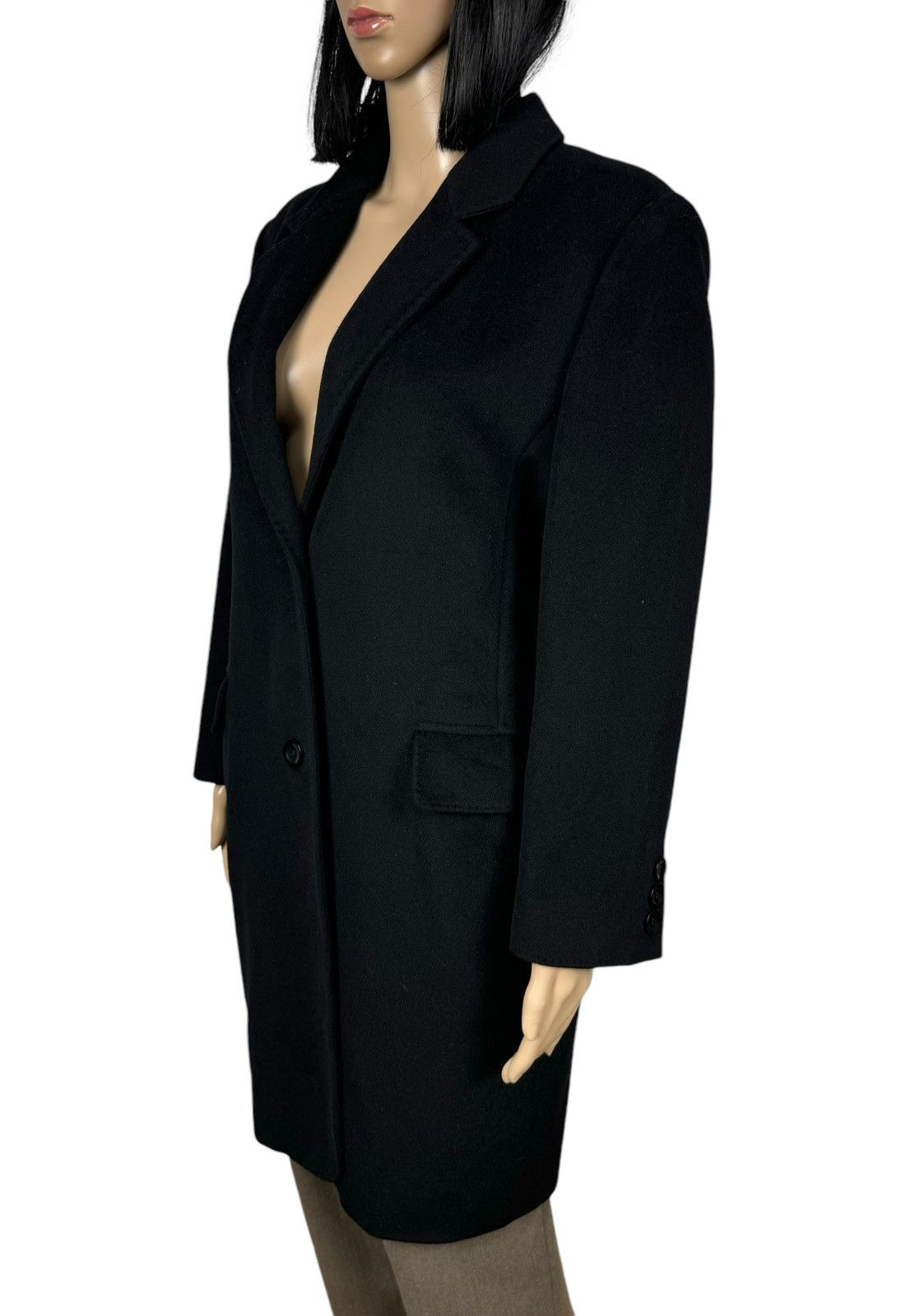 Max Mara Max Mara Virgin Wool-Angora Rabbit Coat size US10 IT44 Size L / US 10 / IT 46 - 5 Thumbnail