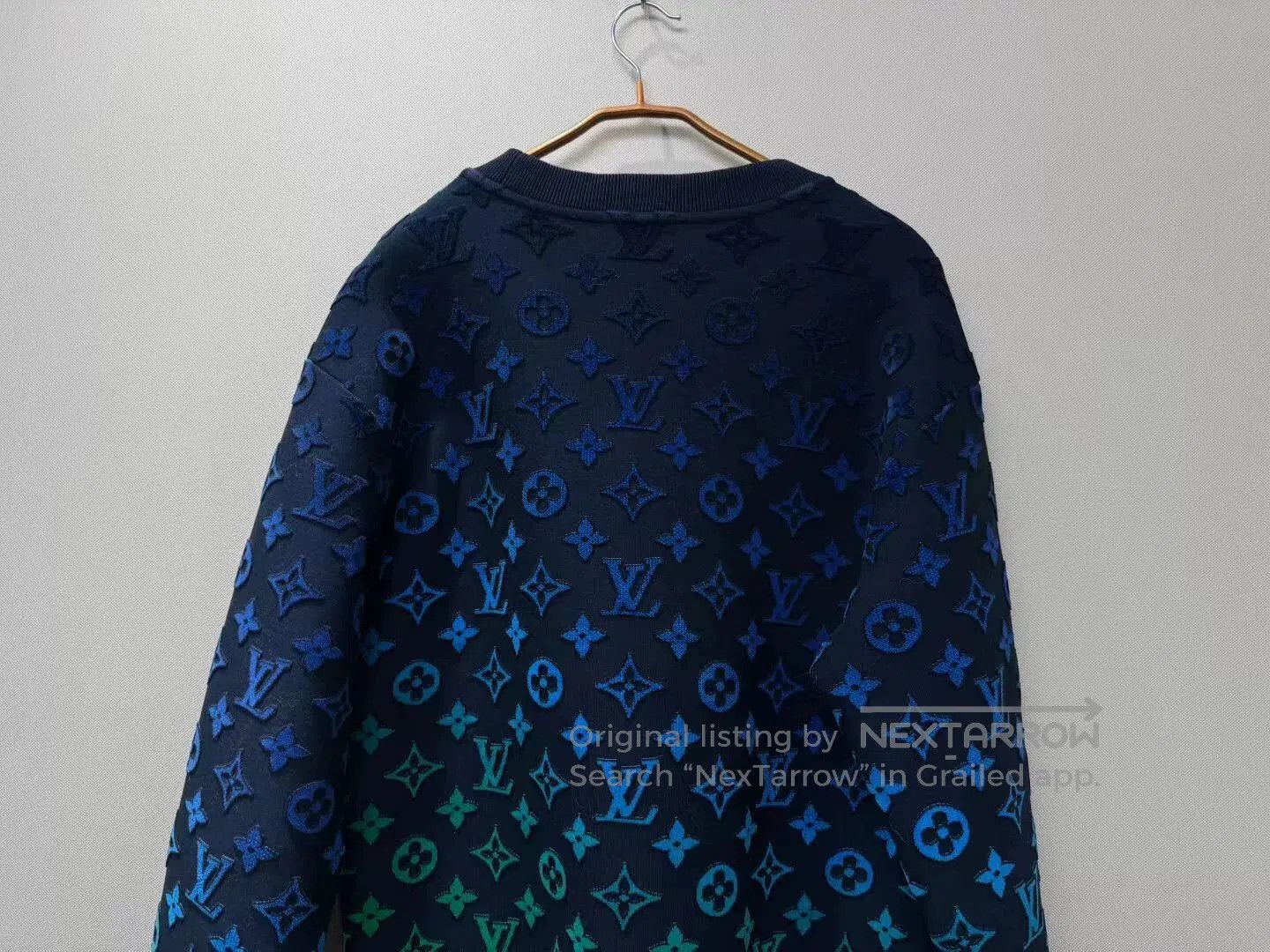 Louis Vuitton louis vuitton blue-green gradient logo sweatshirt. Size US L / EU 52-54 / 3 - 5 Thumbnail