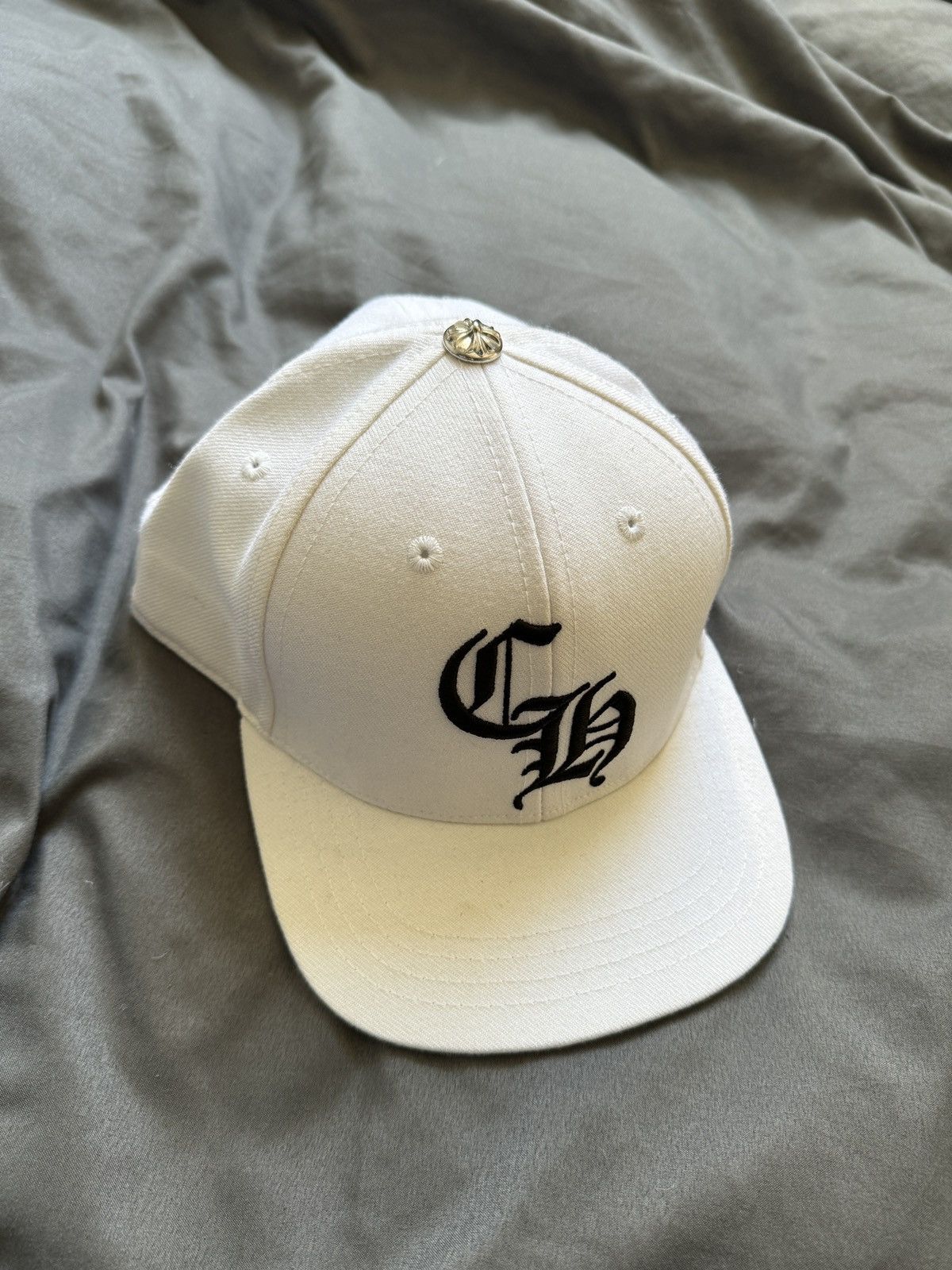Chrome Hearts Rare White CH Chrome Hearts cap Size ONE SIZE - 1 Thumbnail