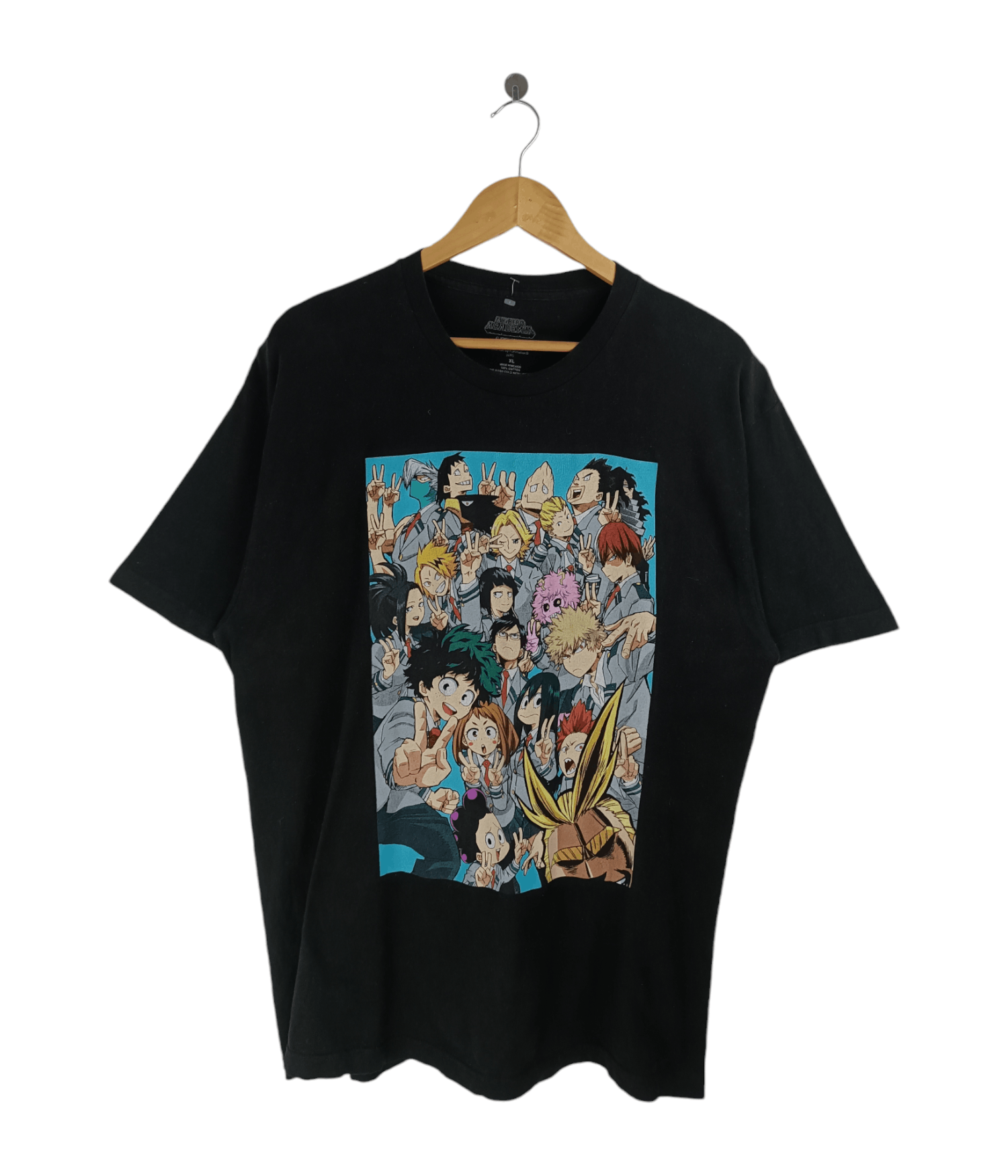 VINTAGE MY HERO ACADEMIA CHARACTERS TEE deku all might shoto