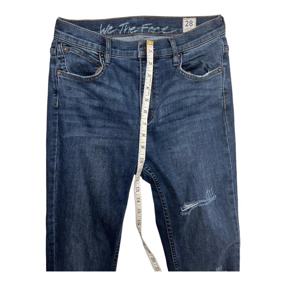 Free People Free People l Garden Party Cross Hem Skinny Jeans Size 28 Size 28" / US 6 / IT 42 - 9 Thumbnail