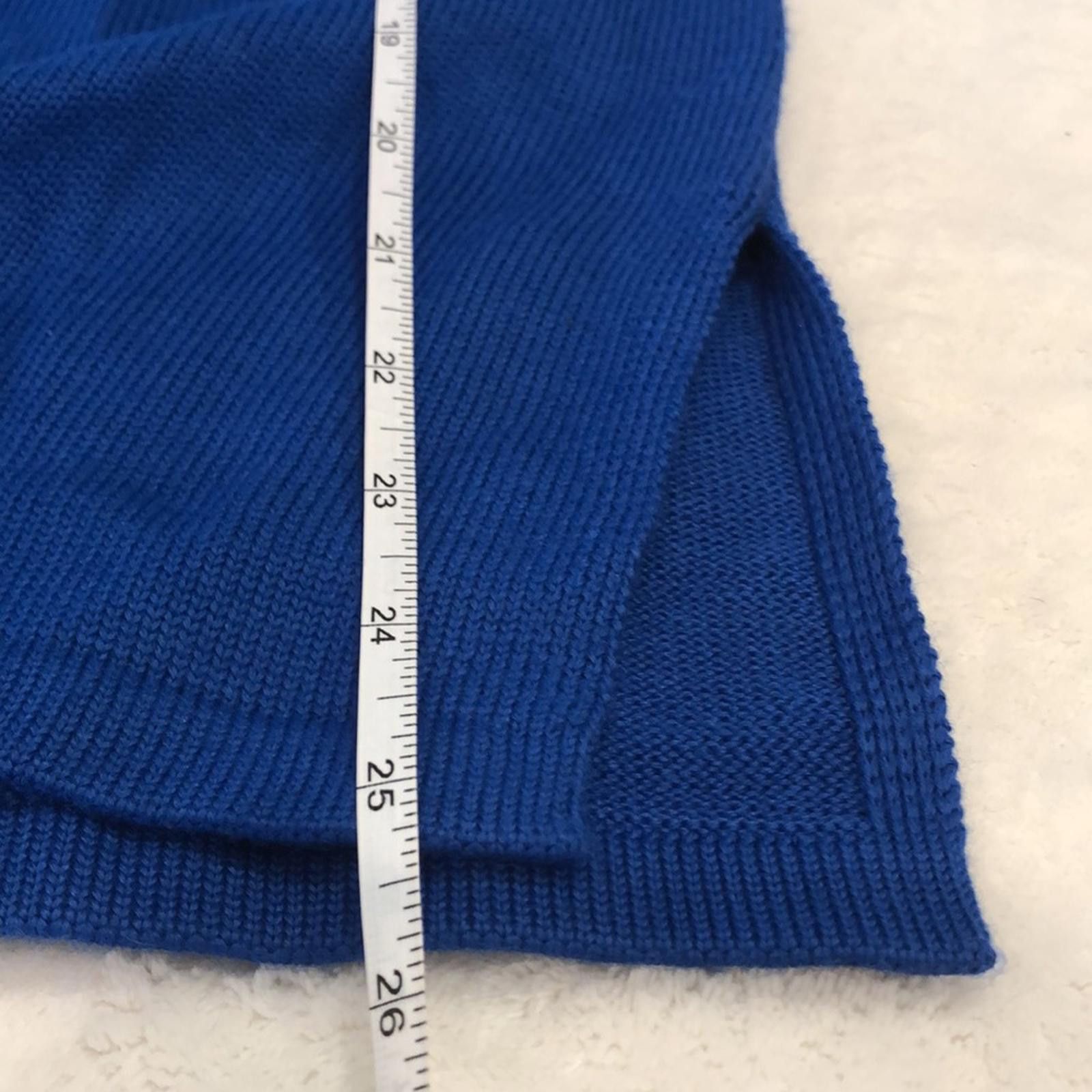 Harley Davidson Harvey vintage wool blend blue sweater sequined & beaded Med Size M / US 6-8 / IT 42-44 - 8 Thumbnail