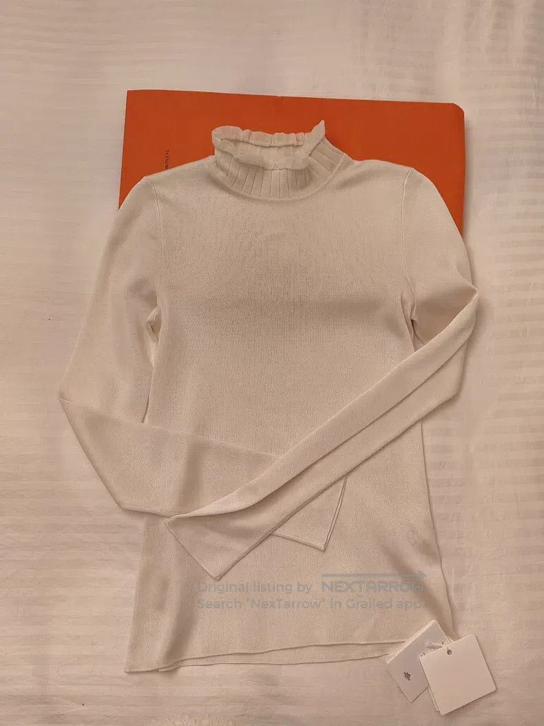 Hermes Hermes Mulberry silk base layer top Size XS / US 0-2 / IT 36-38 - 4 Thumbnail