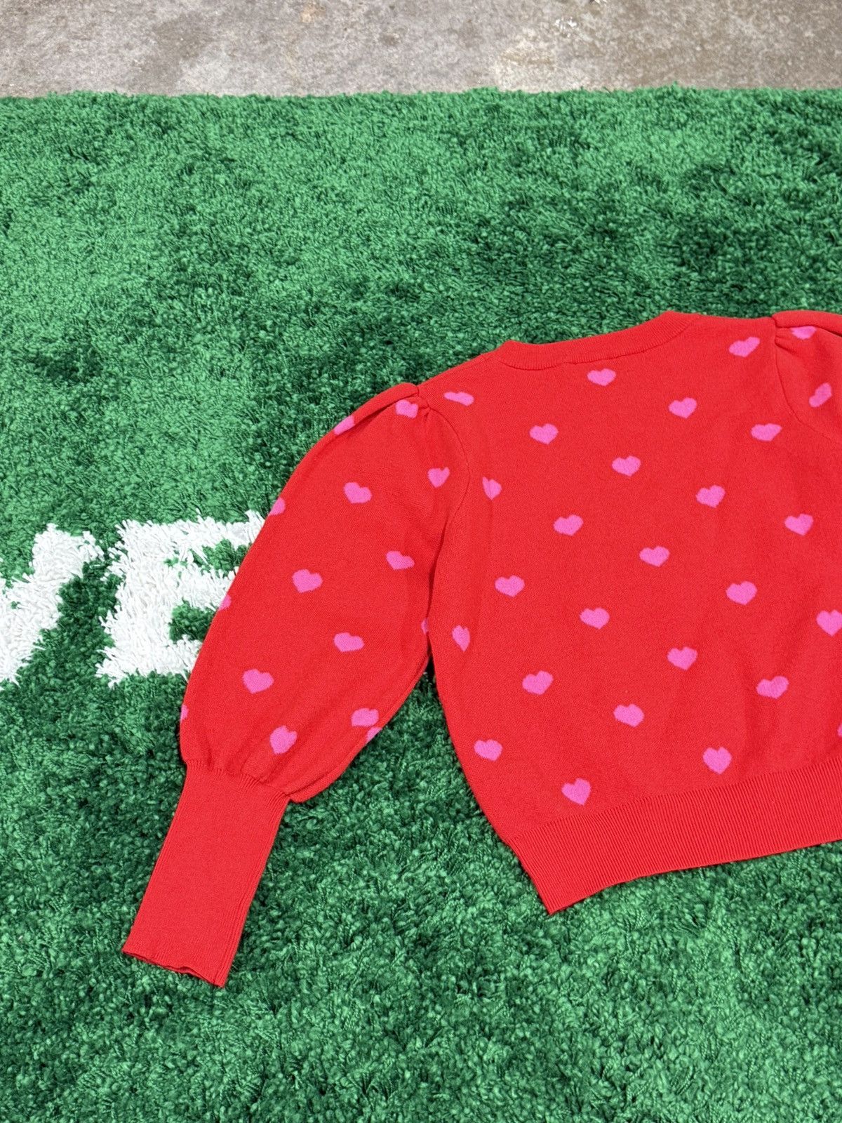 Other Vintage Nanette Red Heart Love Lover Knit Sweater Medium Size M / US 6-8 / IT 42-44 - 7 Thumbnail