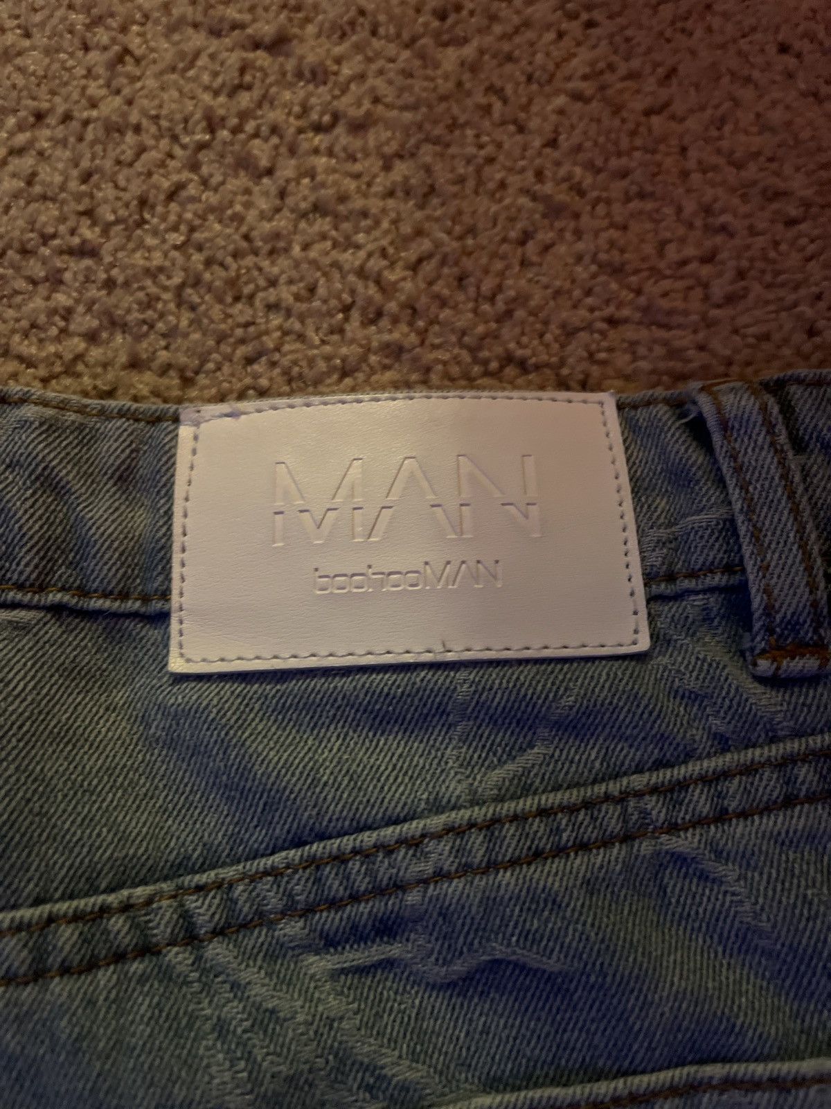 Vintage Blue 28 X 28 Work Jeans Size US 28 / EU 44 - 2 Thumbnail