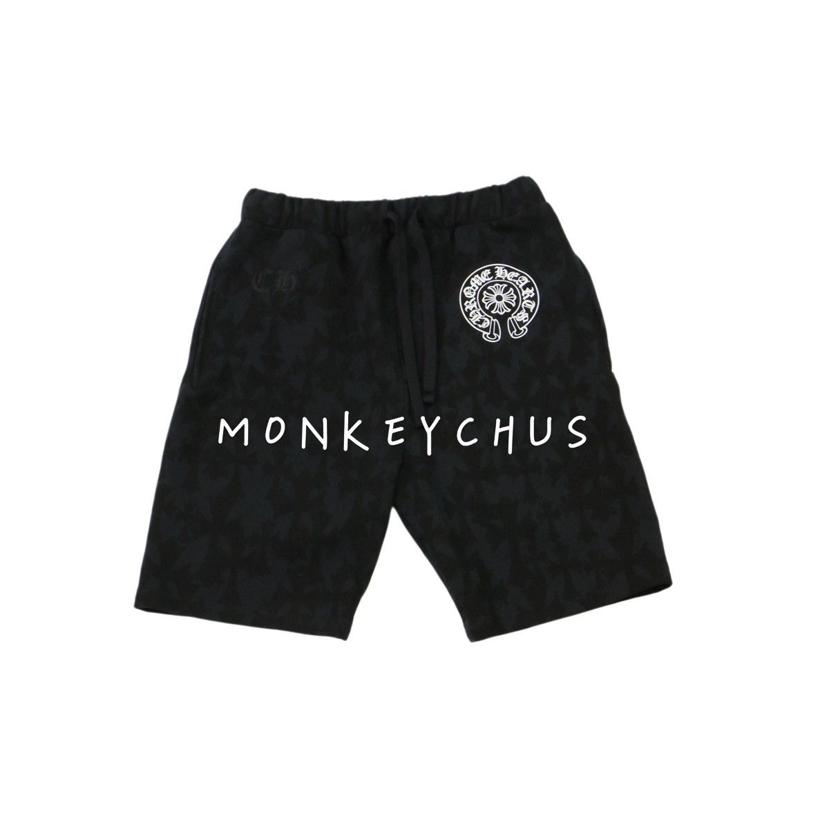 Chrome Hearts 🔥Chrome Hearts Full Cross Logo Black Short Sz M🔥 Size US 34 / EU 50 - 1 Thumbnail
