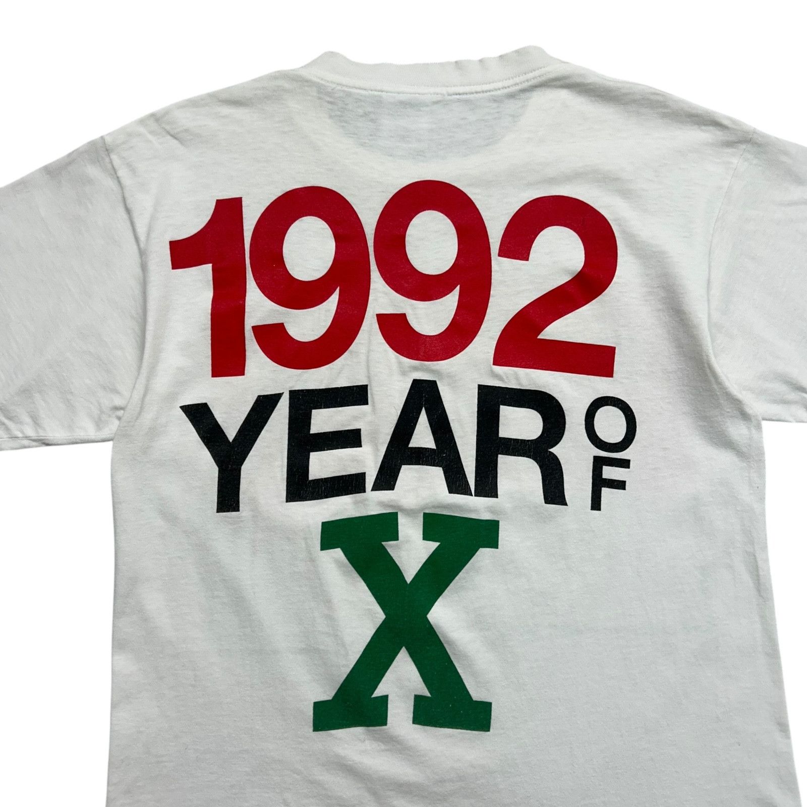 Vintage 90s 40 ACRES & A MULE MALCOLM X 1992 SPIKE LEE T-SHIRT MOVIE Size US L / EU 52-54 / 3 - 4 Thumbnail