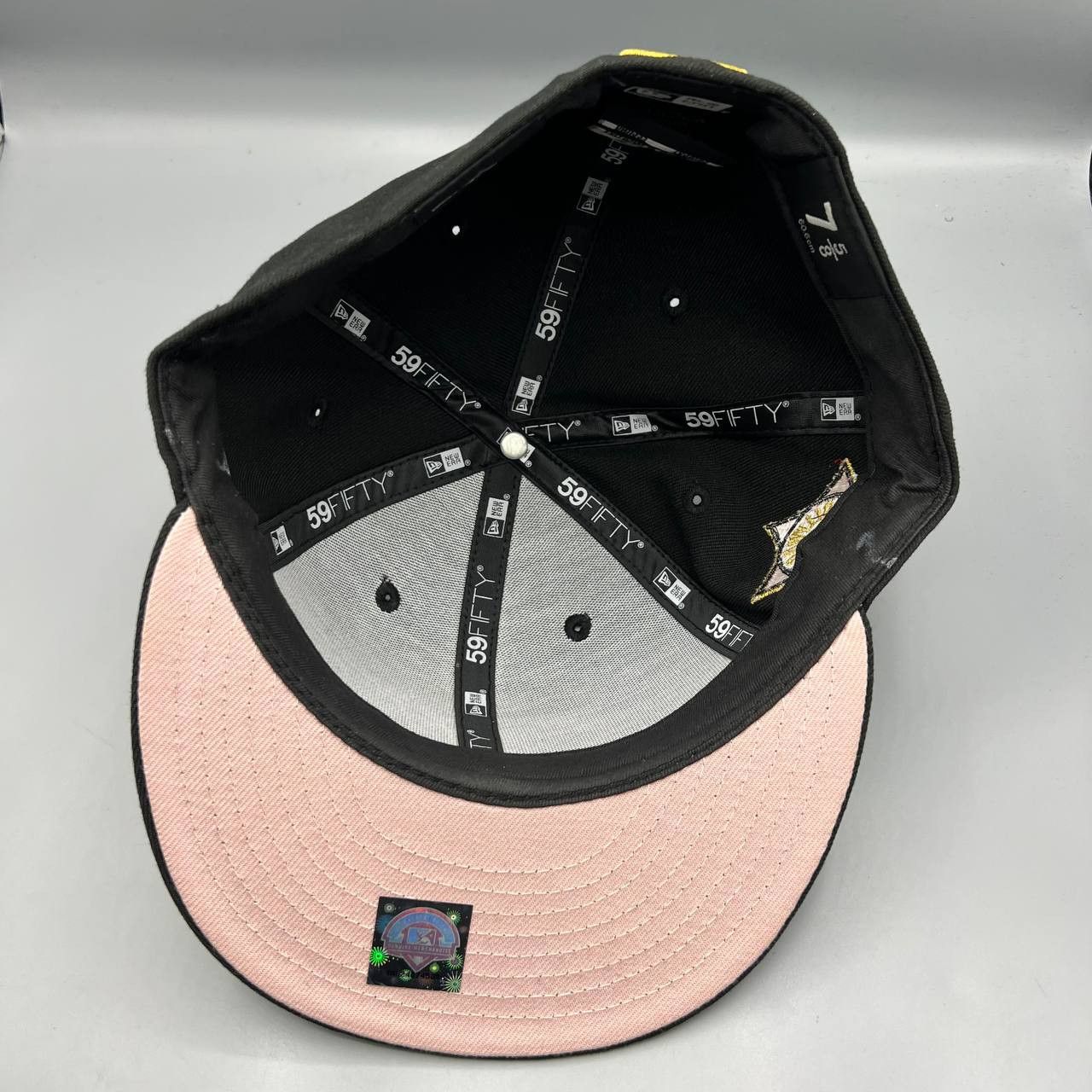 New Era Houston Astros Hat Men 7 5/8 59Fifty New Era MLB Fitted Cap Size ONE SIZE - 2 Thumbnail