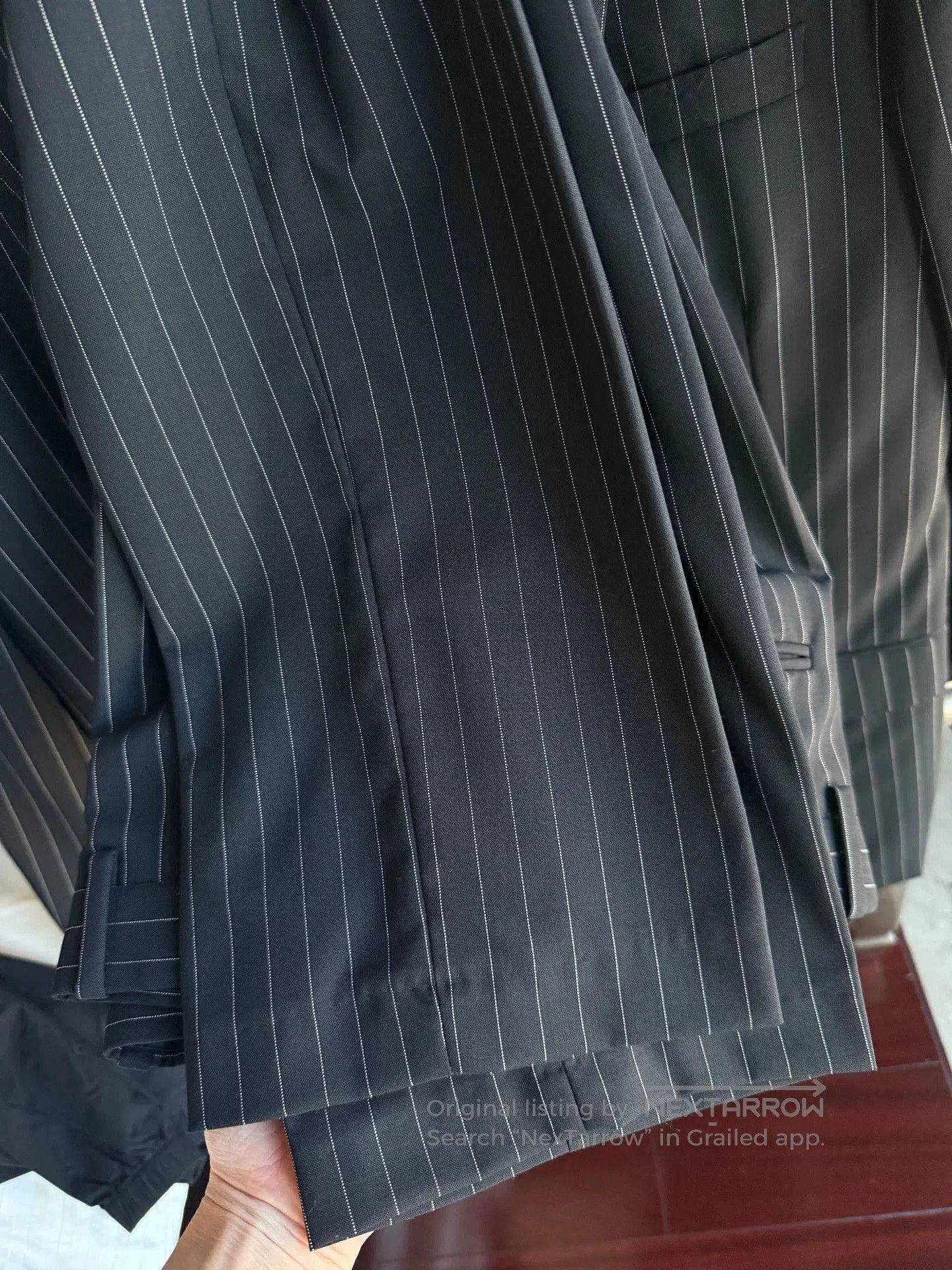 Saint Laurent Paris Saint Laurent Dark Gray Pinstripe Suit. Size US S / EU 44-46 / 1 - 5 Thumbnail
