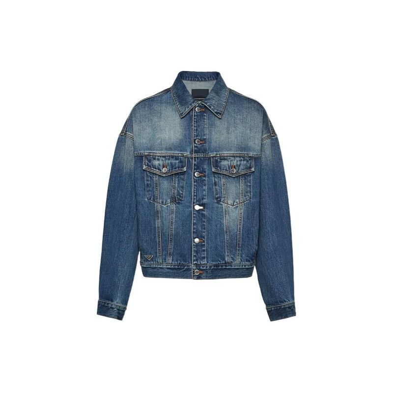 Prada Prada SS24 Vintage Denim Jacket for Men-2506 Size US S / EU 44-46 / 1 - 2 Thumbnail
