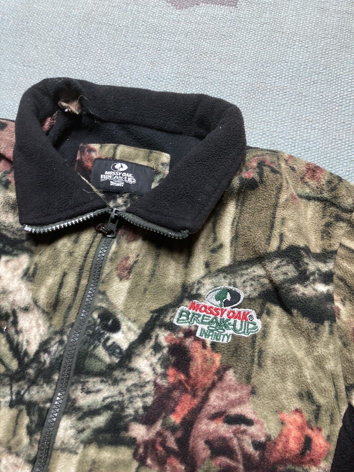 Mossy Oaks × Vintage Mossy oak camo fleece jacket break up infinity hunting XL Size US XL / EU 56 / 4 - 4 Thumbnail