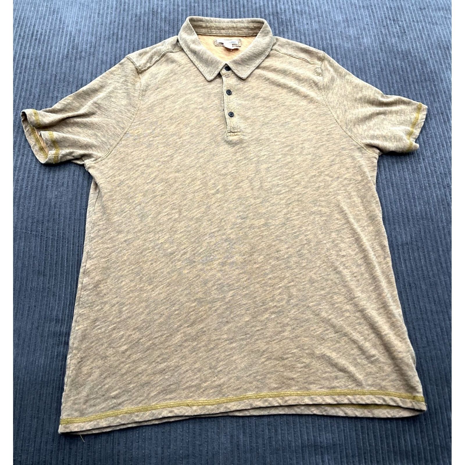 Carbon2Cobalt Carbon 2 Cobalt Polo Shirt Men Large Cotton Golf Outdoors Casual Golfing Shirt Short Sleeve Collared Pullover Size US L / EU 52-54 / 3 - 2 Thumbnail