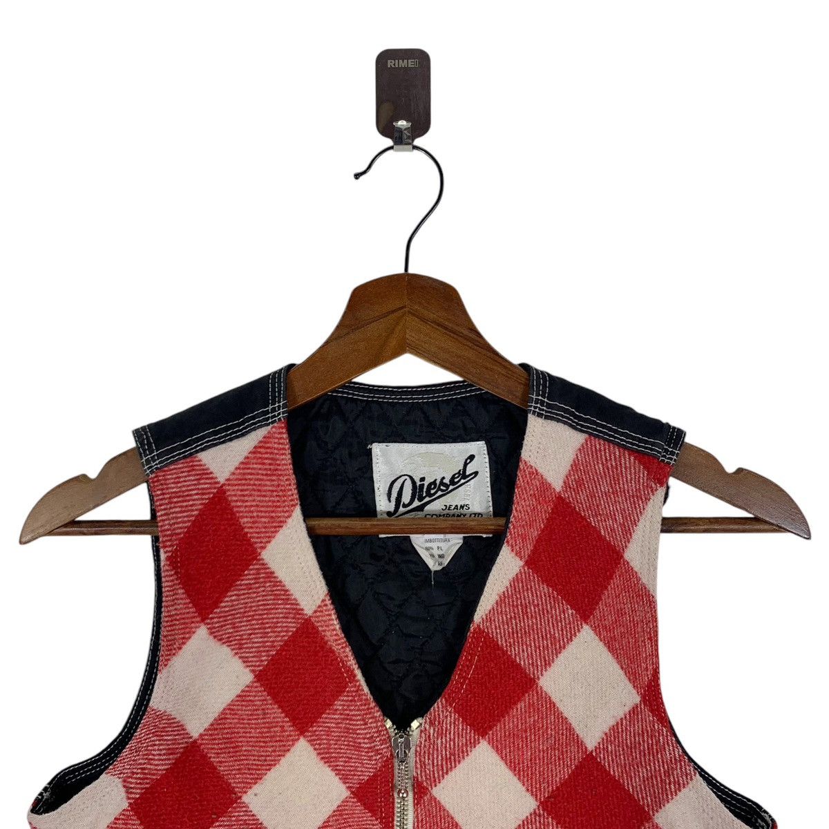 Diesel Vintage Diesel Jeans Company Tartan Vest Jacket Size M / US 6-8 / IT 42-44 - 4 Thumbnail