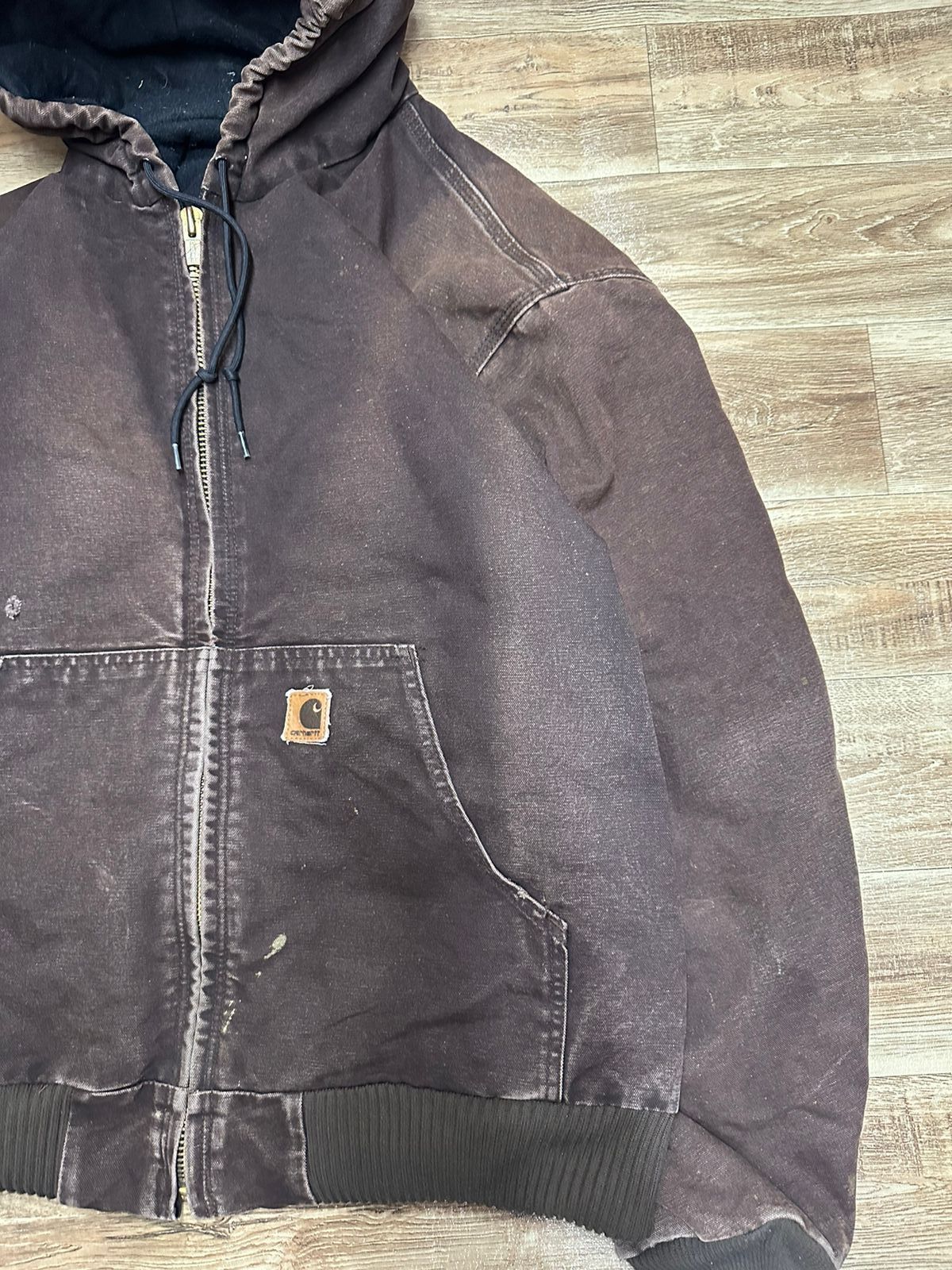 Carhartt × Vintage Vintage faded 00s Carhartt Active jacket J130 DKB Size US XL / EU 56 / 4 - 4 Thumbnail