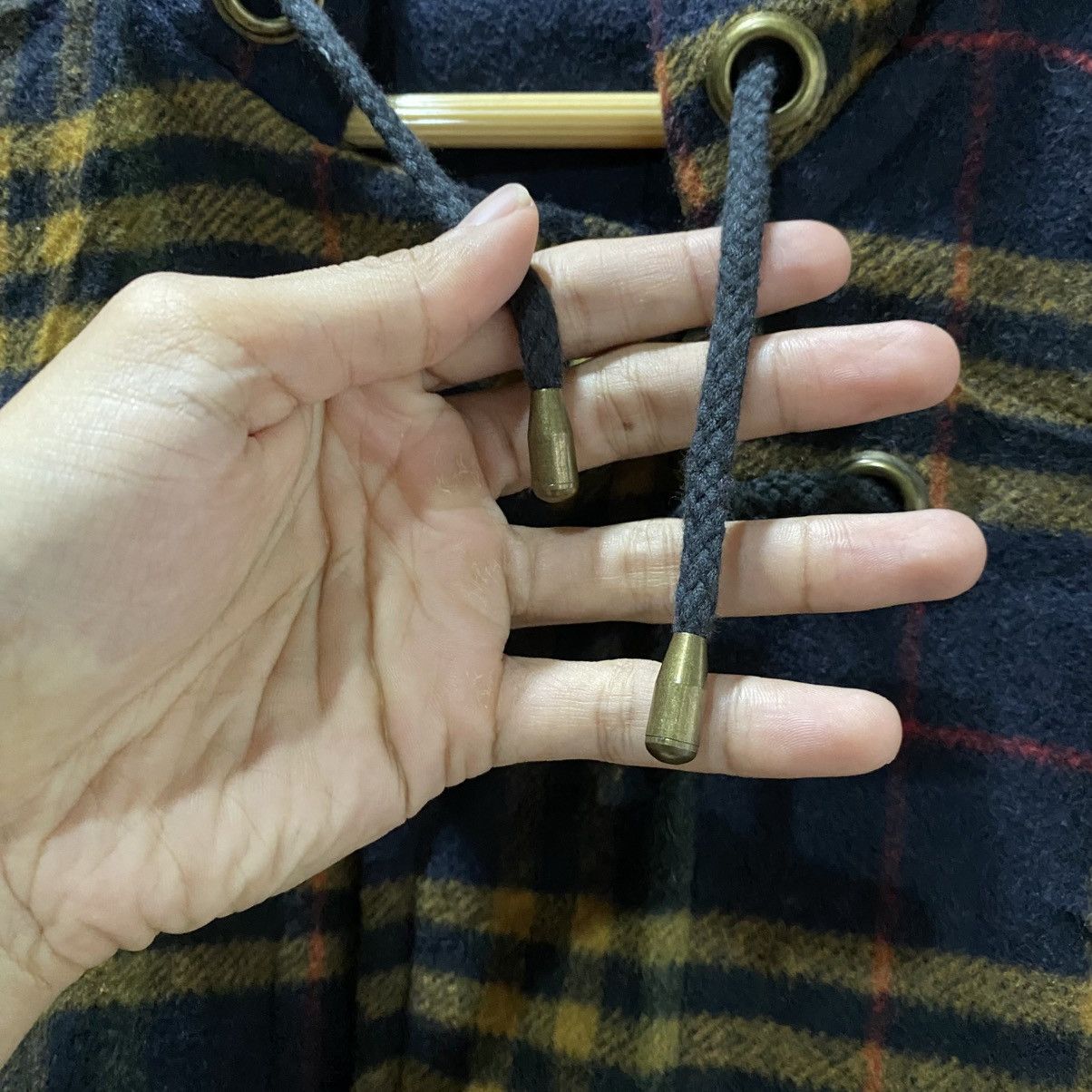 Gloverall Gloverall duffle coat tartan check wool blend Size US S / EU 44-46 / 1 - 11 Thumbnail