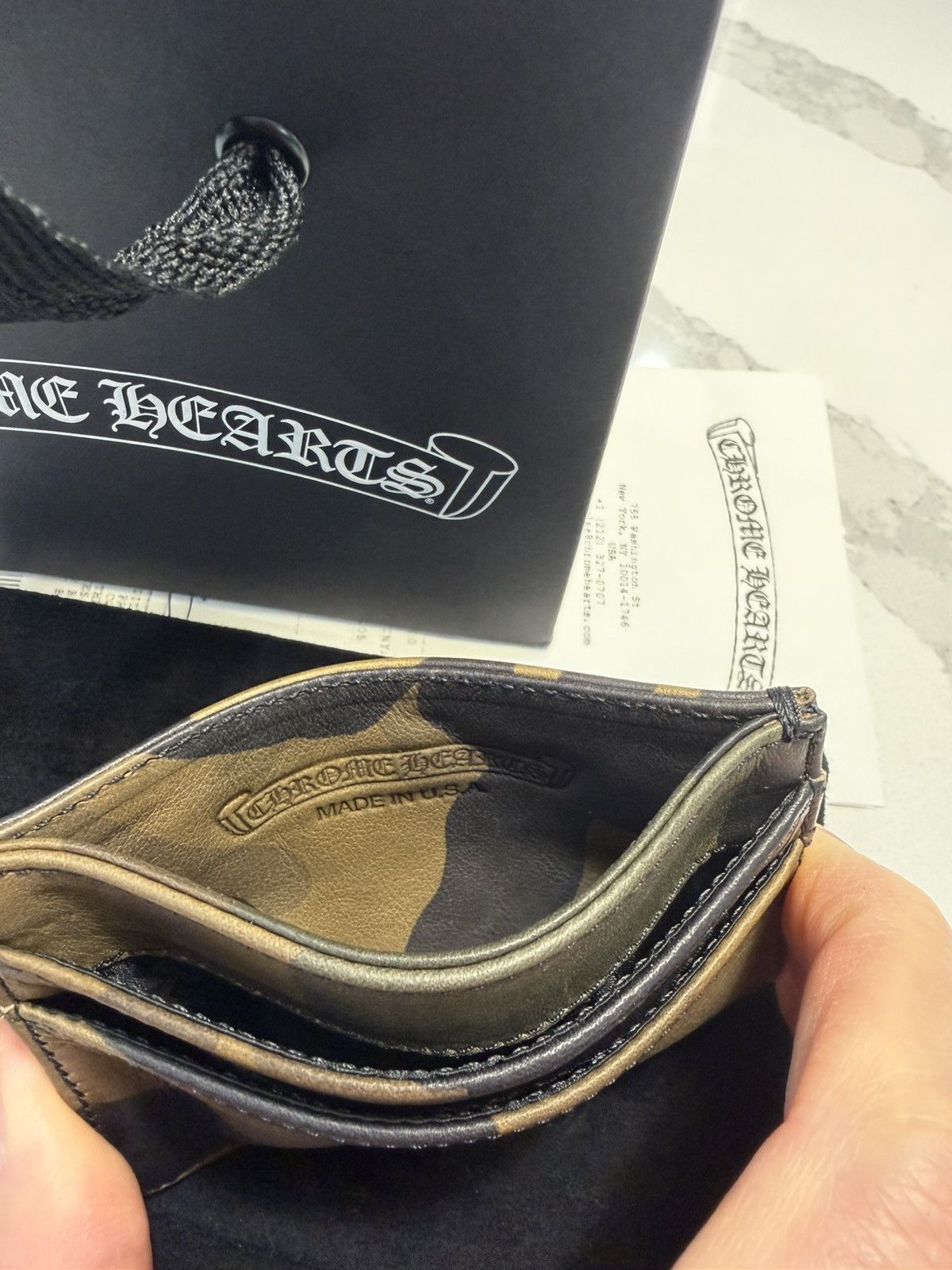 Chrome Hearts CHROME HEARTS CARD CASE WALLET CAMO Size ONE SIZE - 6 Thumbnail